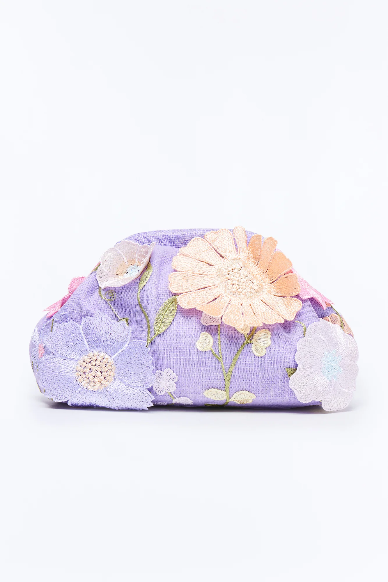 Flowers Don't Tell 3D Clutch - Lavender - Image 3