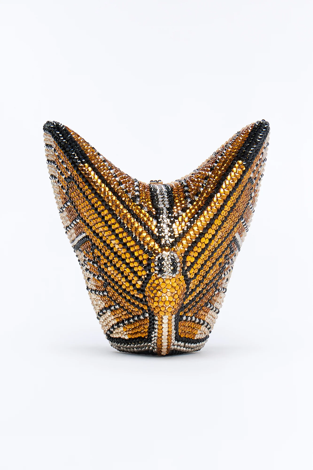 Flutter And Shine Rhinestone Clutch - Multi Color - Image 3