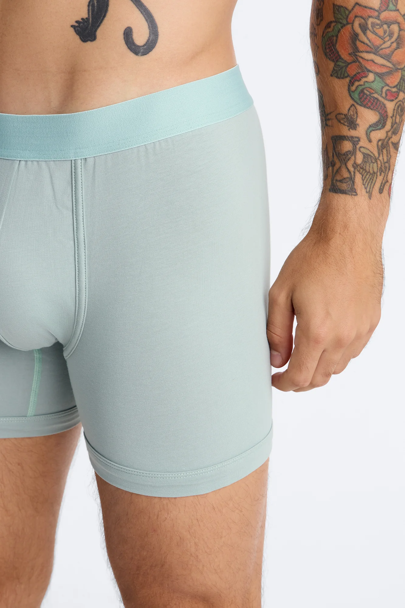 FN Boxer Slate Brief 3 Pack - Sage/combo - Image 3