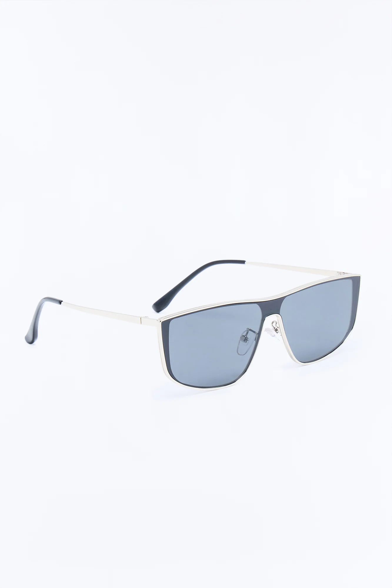 Follow Your Lead Sunglasses - Black/Silver - Image 2