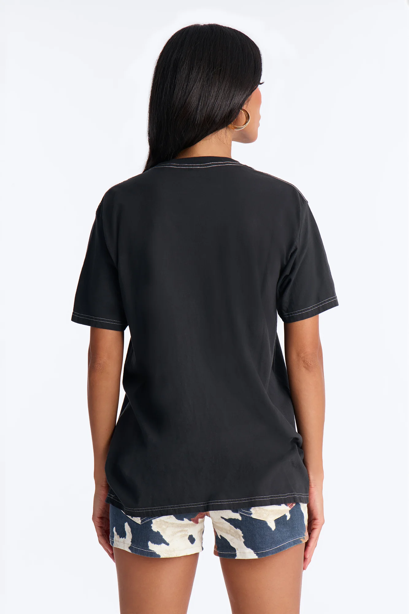 Free Spirit Horses Washed Tee - Black Wash - Image 4