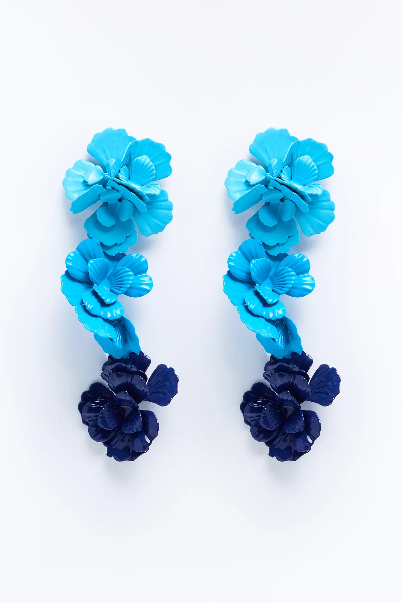Fresh Take Drop Earrings - Blue/combo