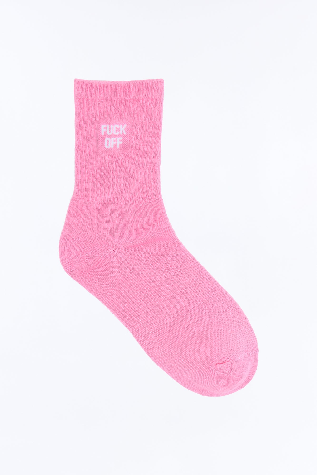 Fuck Off Socks - Pink - Image 3