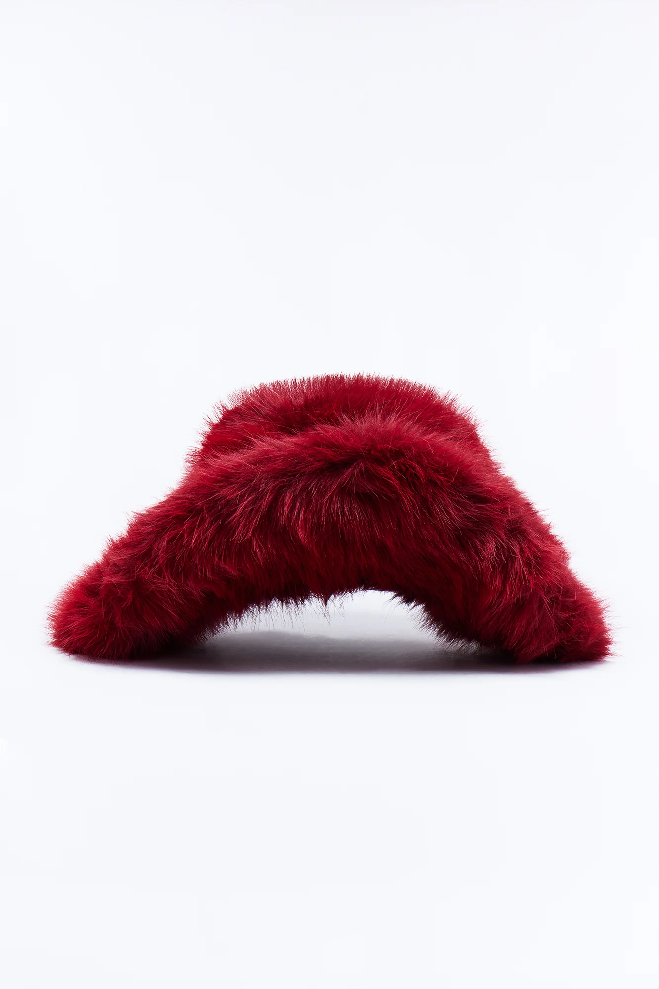 Fur And Dust Faux Fur Cowboy Hat - Burgundy - Image 4