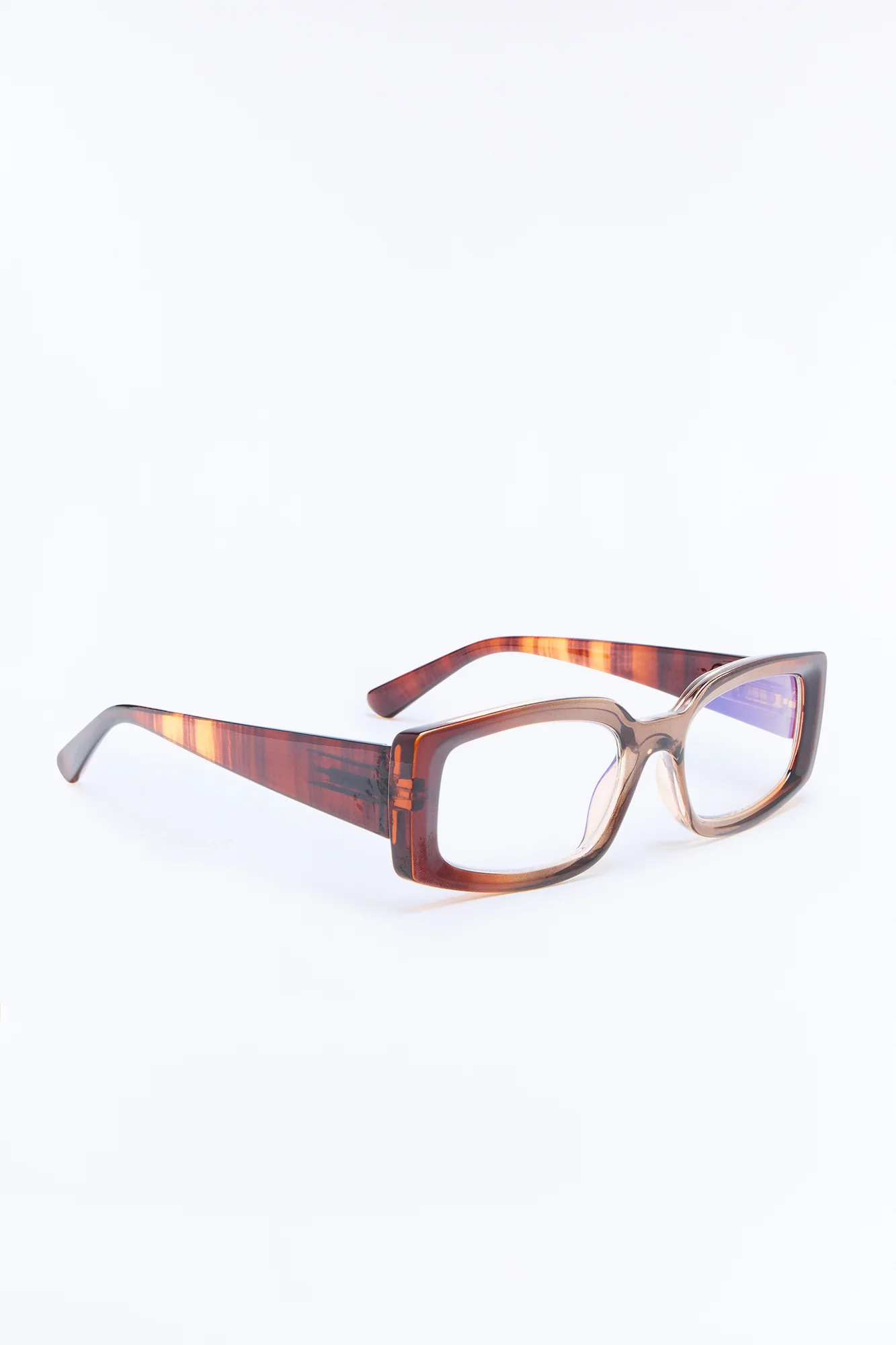 Geek But Chic Blue Light Glasses - Brown/combo - Image 3