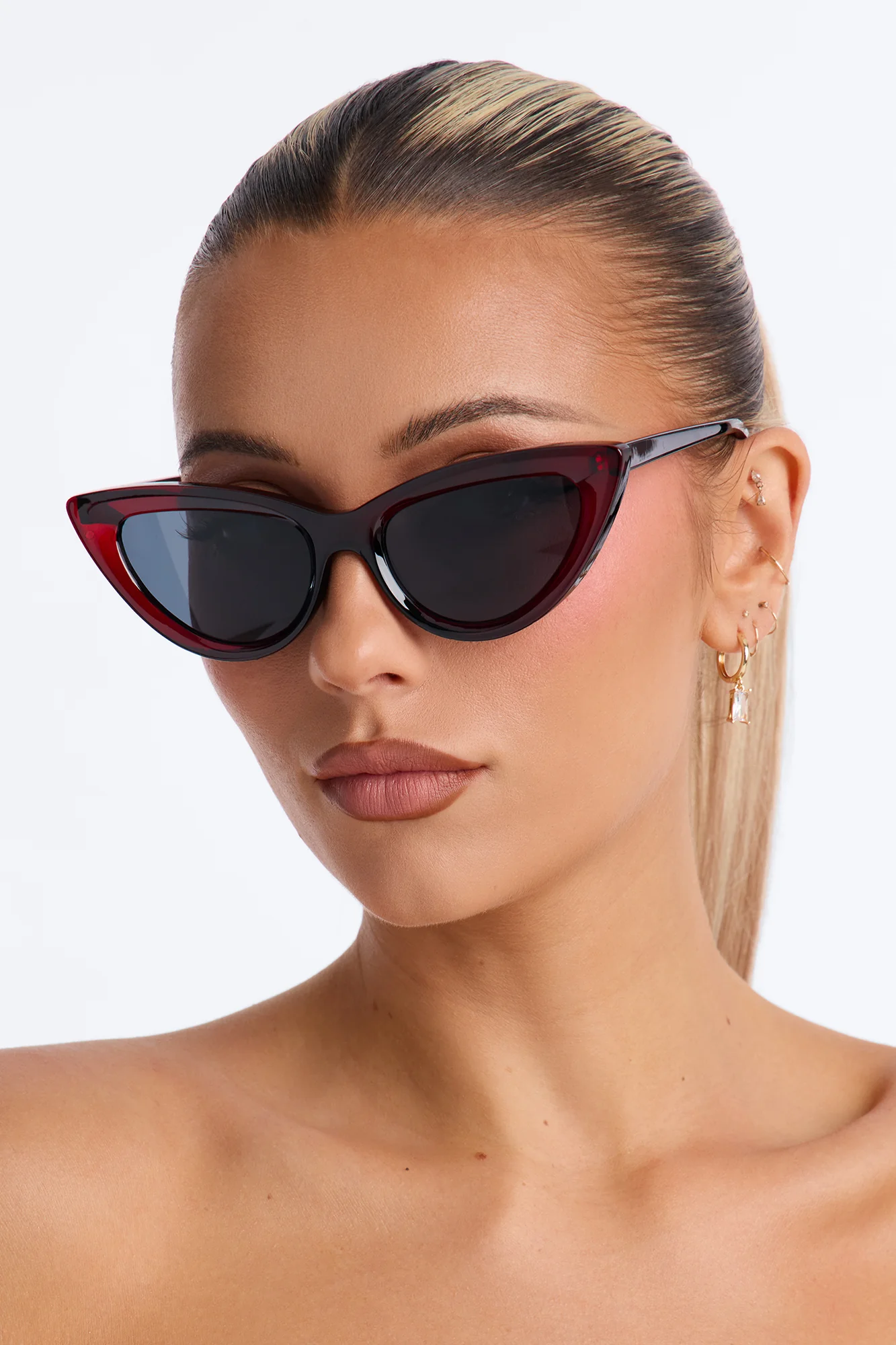 Get Rich Sunglasses - Red