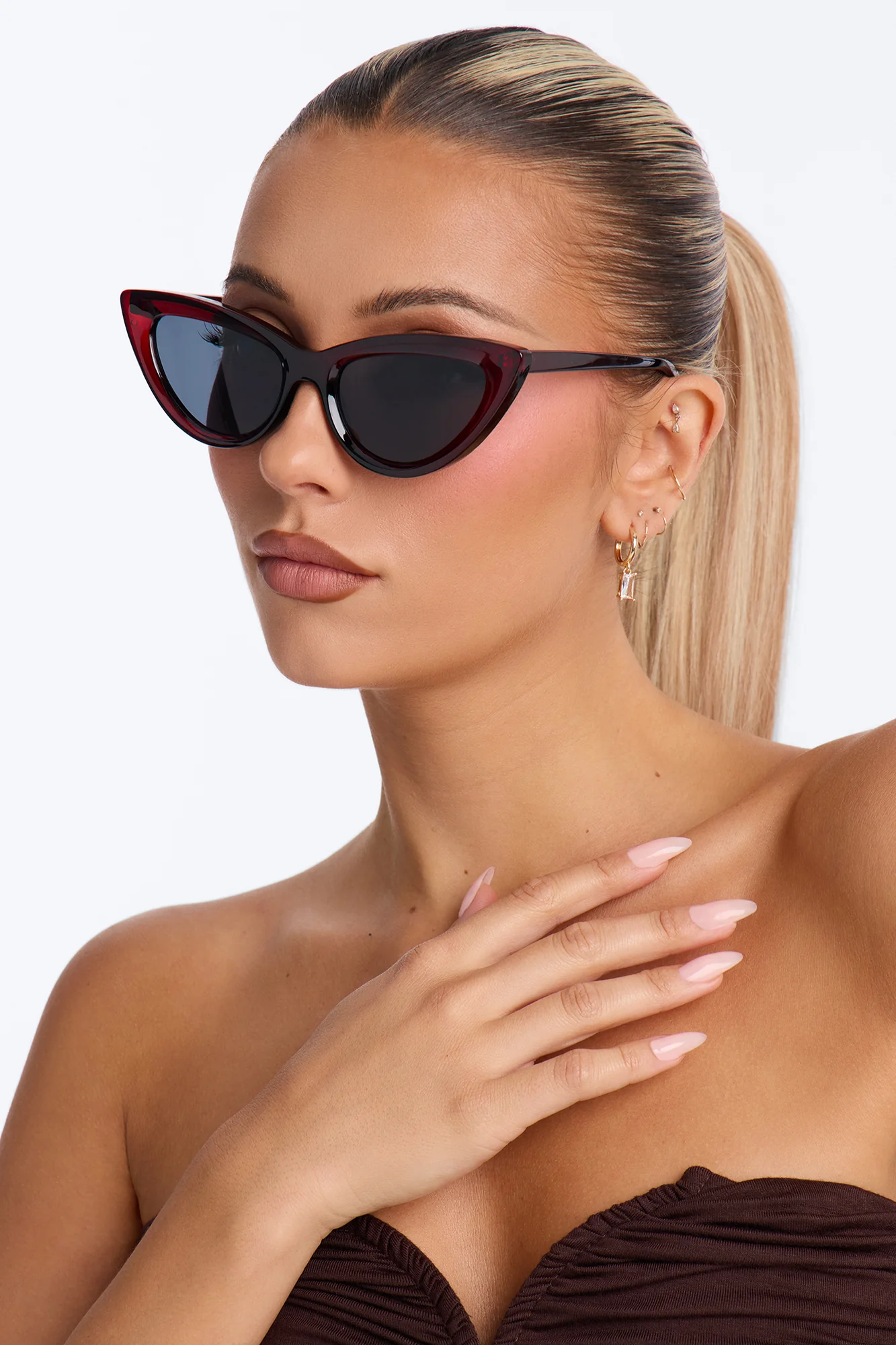 Get Rich Sunglasses - Red - Image 3
