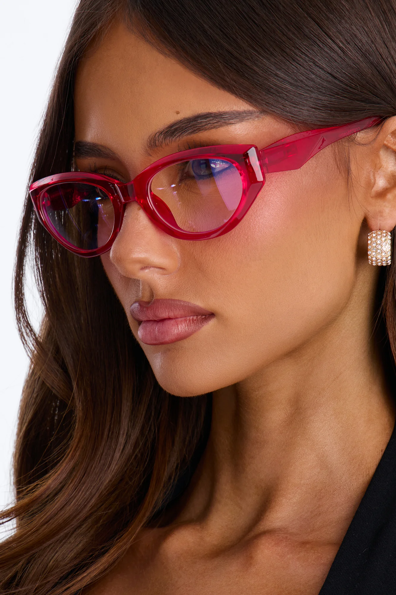 Girly Geek Blue Light Glasses - Red/combo