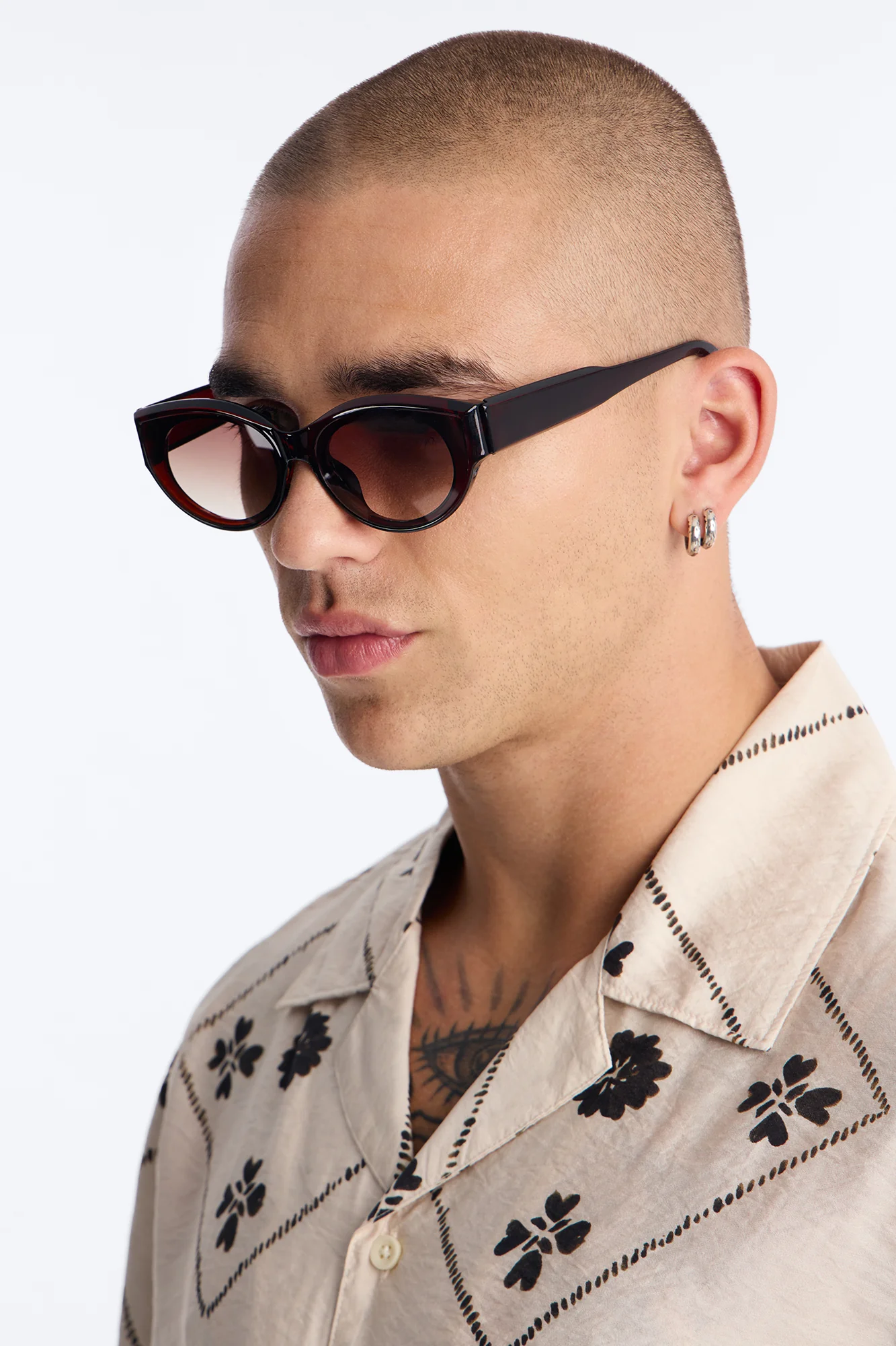 Give Me Fever Circular Sunglasses - Dark Brown