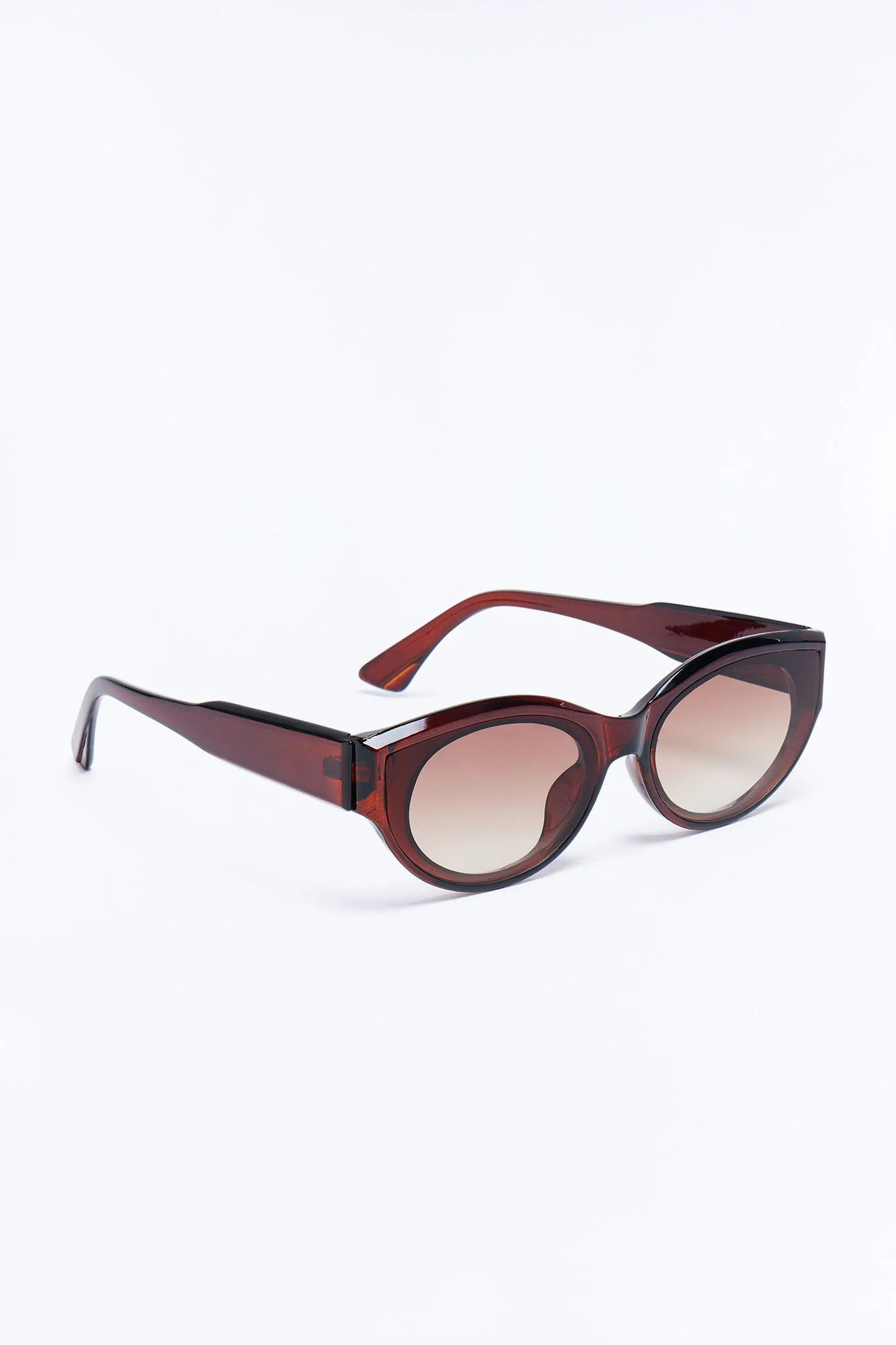 Give Me Fever Circular Sunglasses - Dark Brown - Image 4