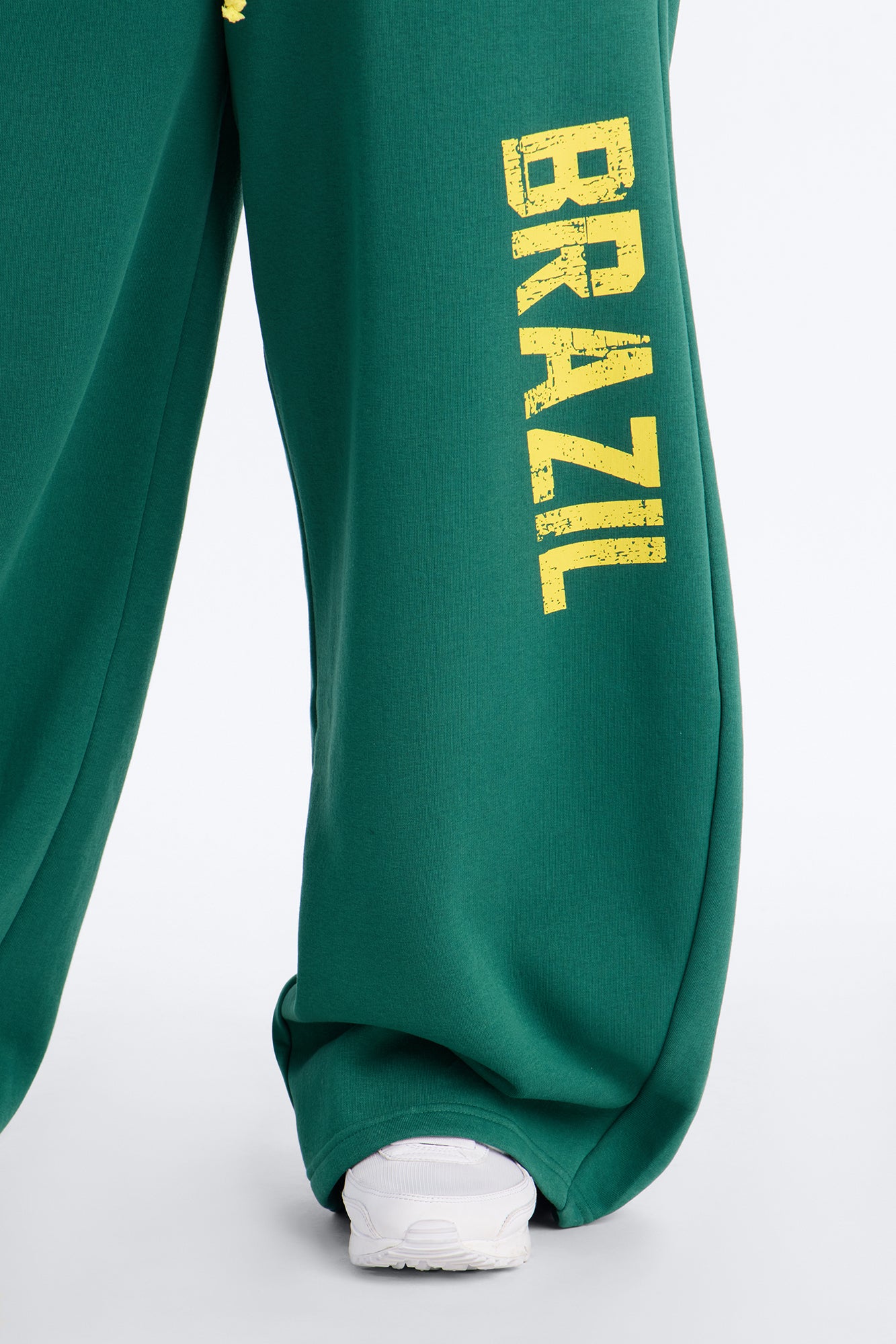Go Brazil Fleece Barrel Pant Set - Green/combo - Image 7