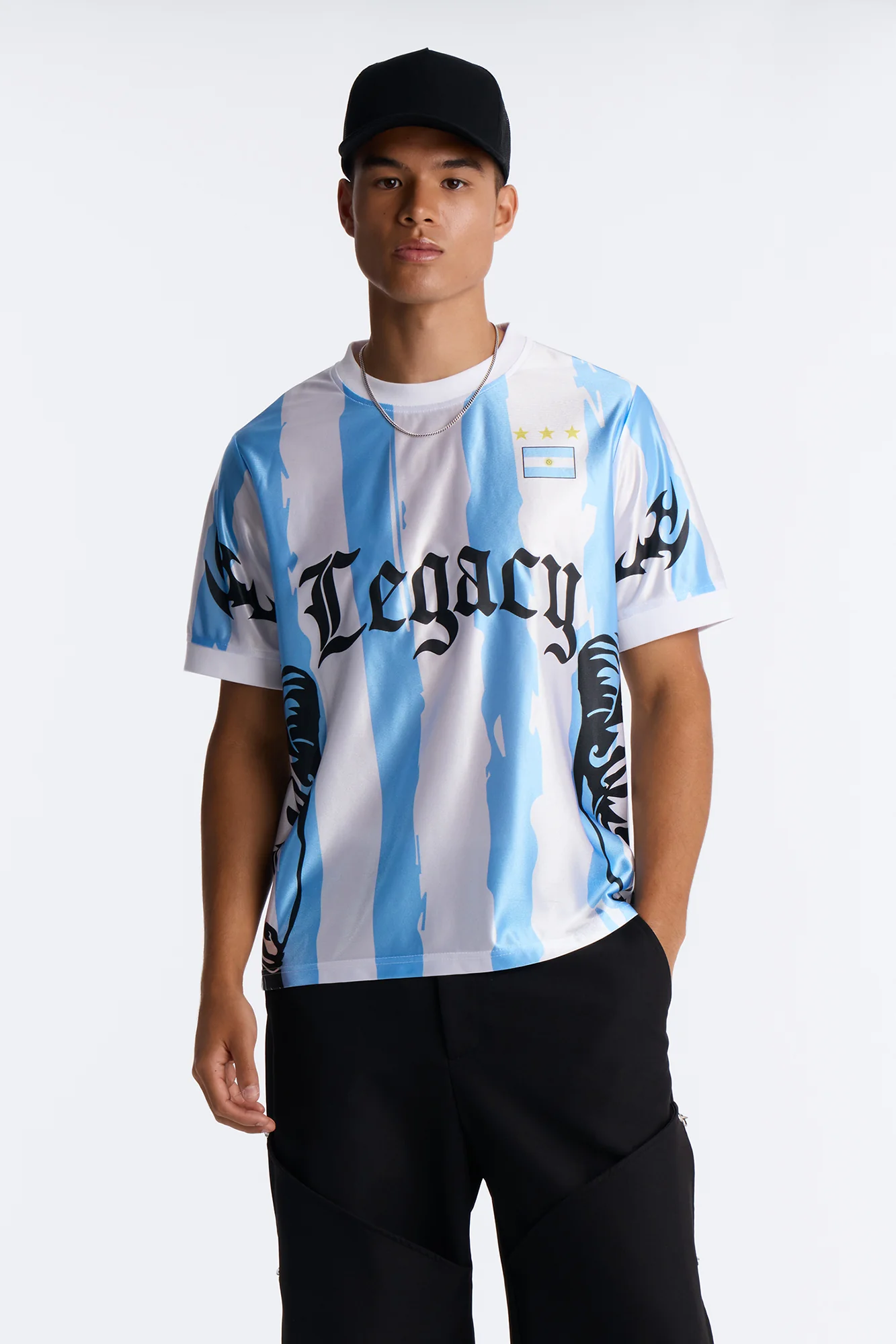 GOAT Legacy 10 Soccer Jersey - White