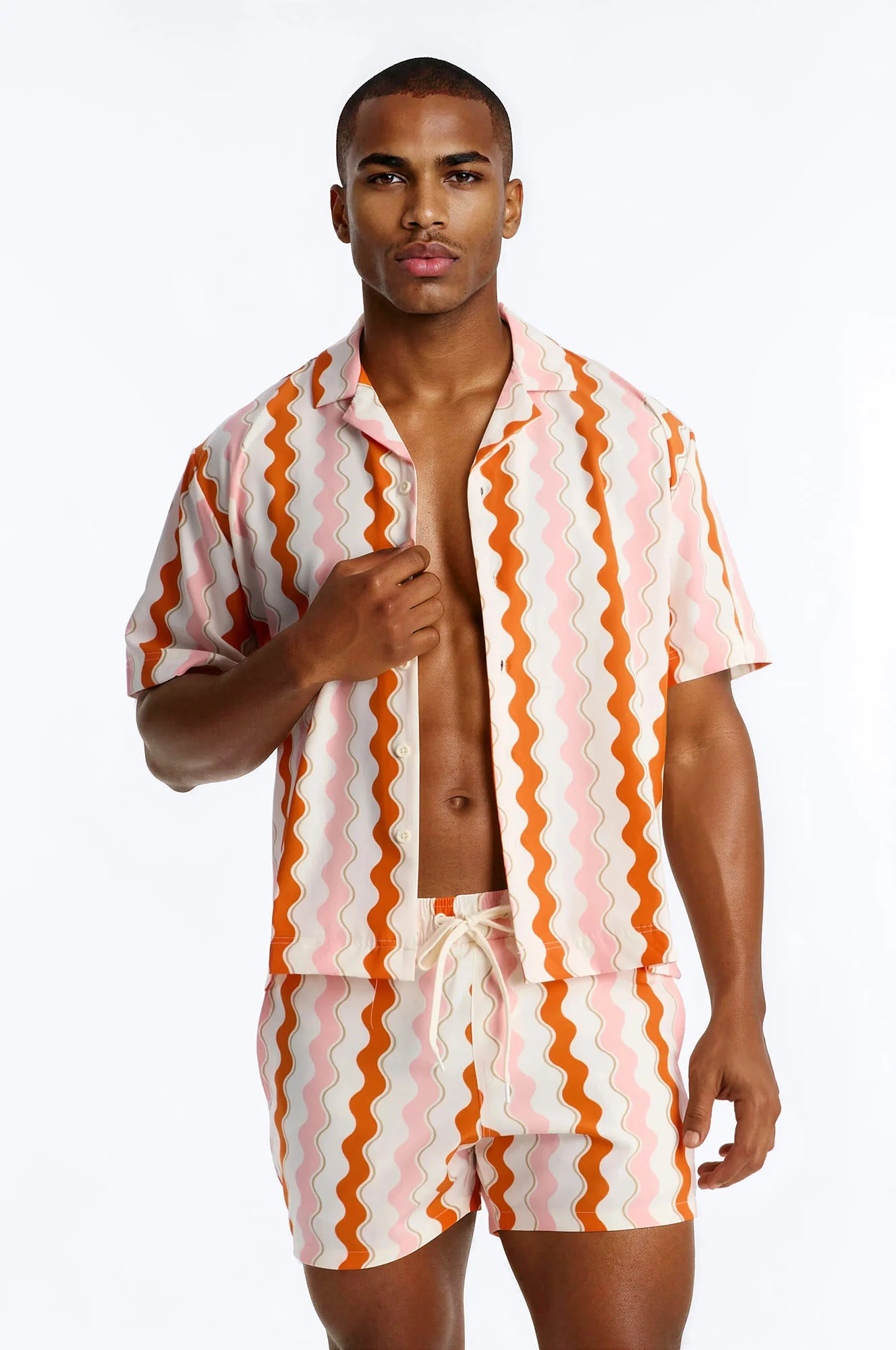 Good Vibrations Swim Trunk 4″ - Multi Color - Image 3
