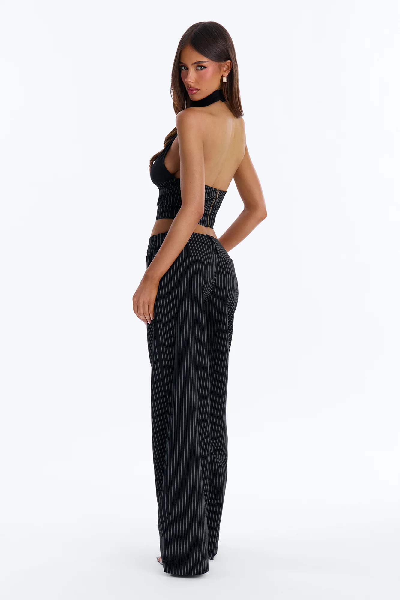 Happy Hour Halter Pant Set - Black - Image 4