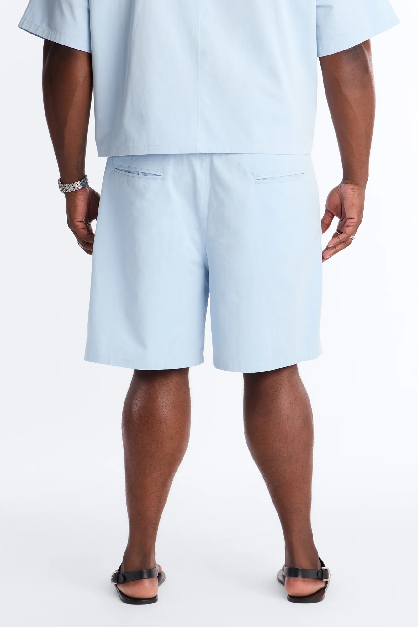 Haru Fade Stripe Short - Light Blue - Image 8