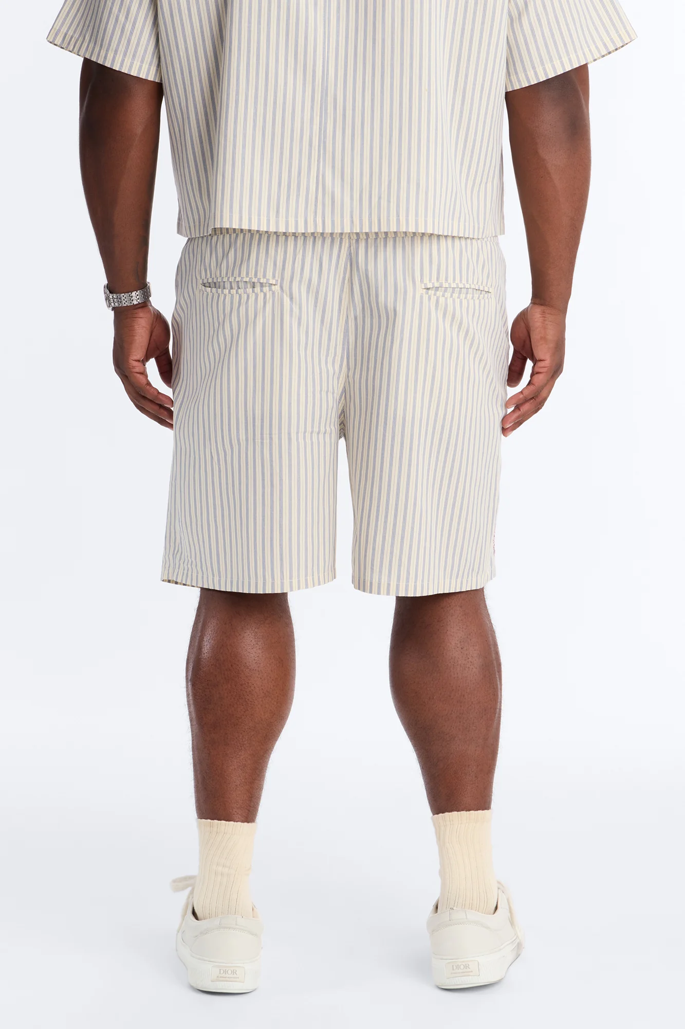Haru Fade Stripe Short - White/combo - Image 8