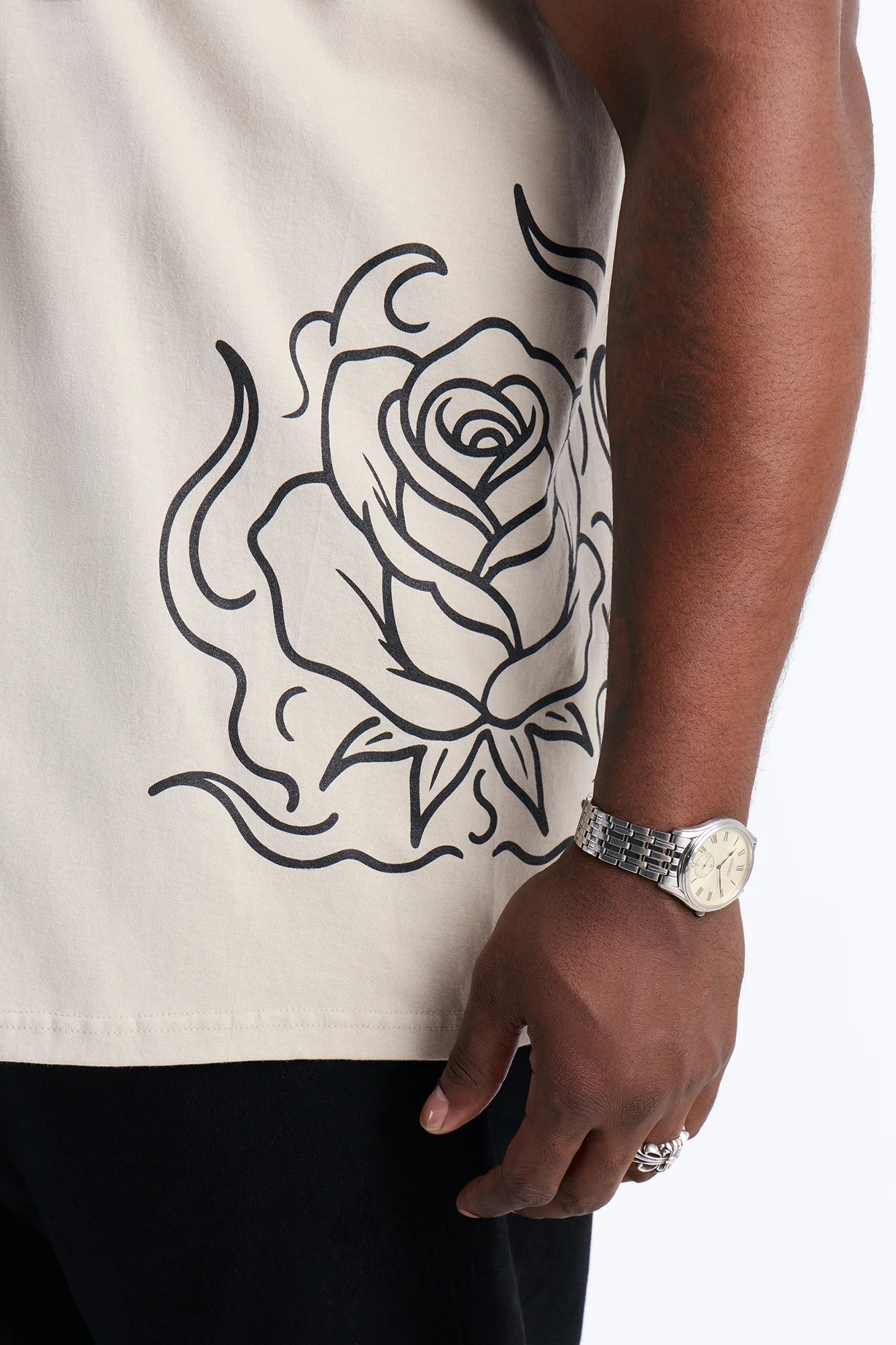 Hate The Sin Short Sleeve Tee - Grey - Image 8