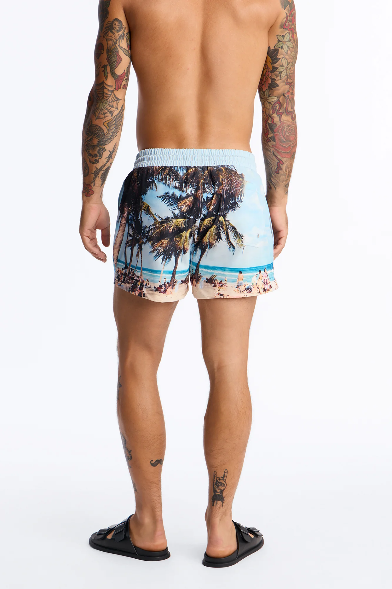 Havana Waterfront Photoreal Swim Trunk 4″ - Multi Color - Image 4