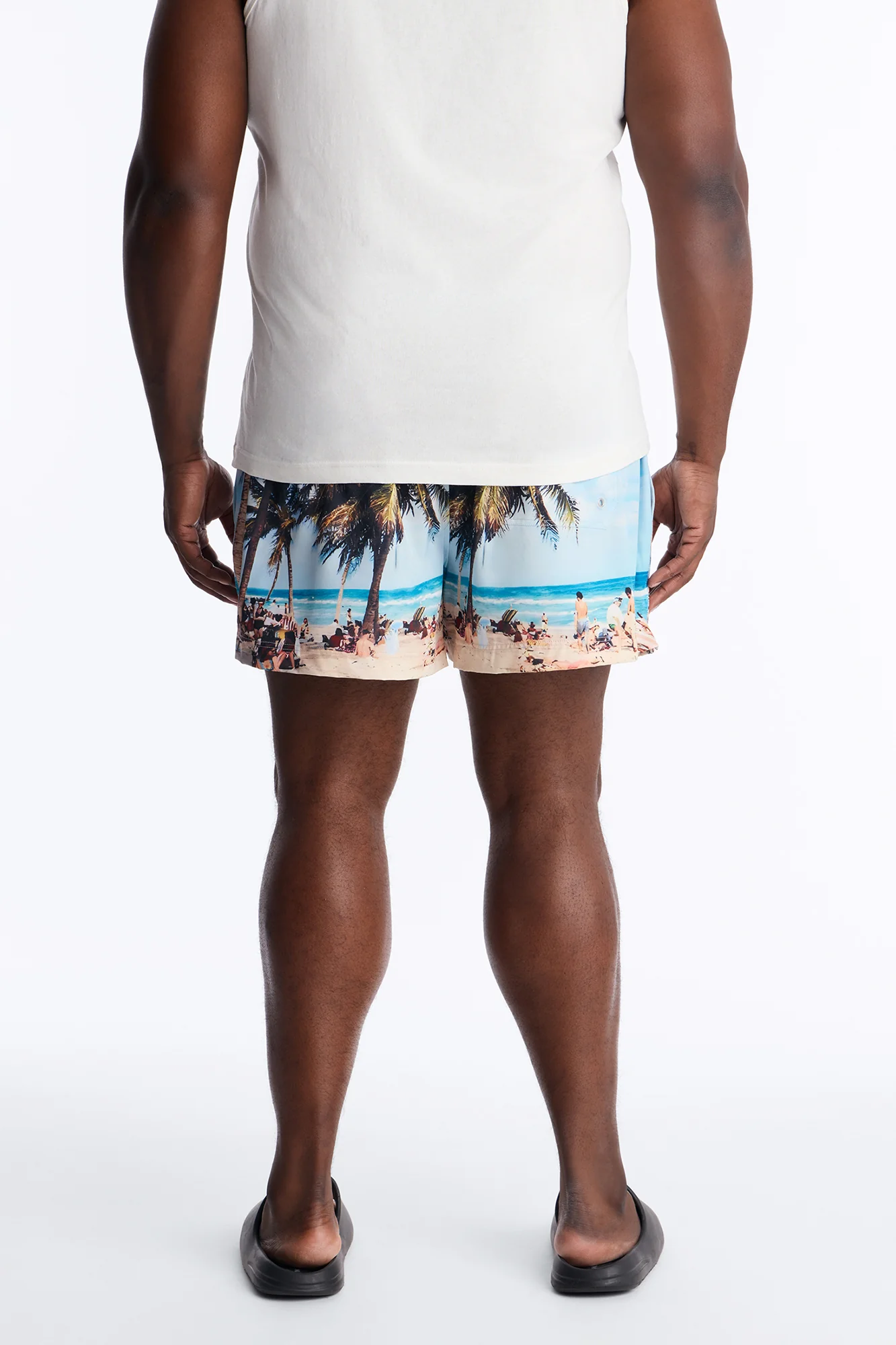 Havana Waterfront Photoreal Swim Trunk 4″ - Multi Color - Image 8