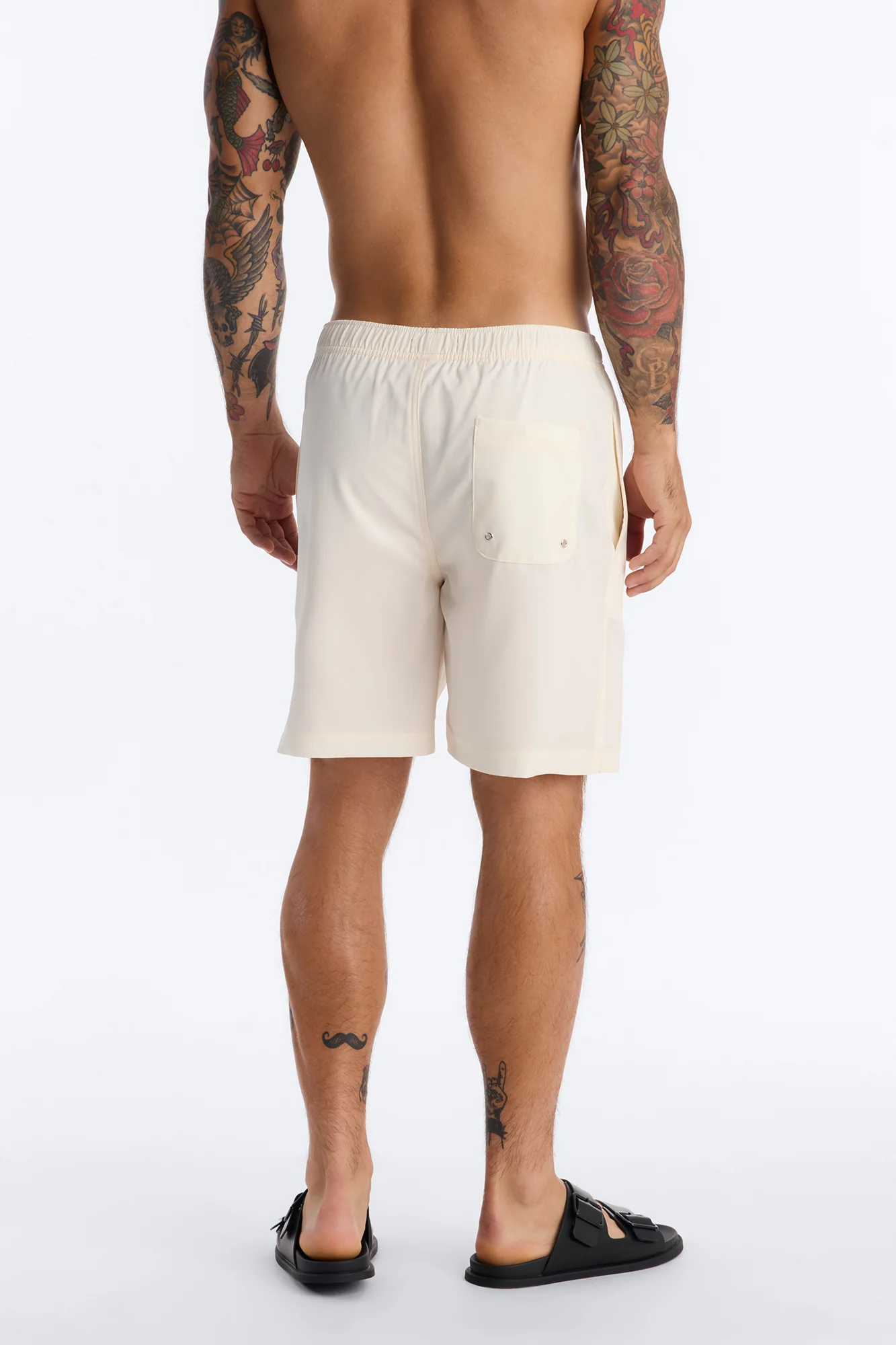 Heavenly Mindset Swim Trunk 7″ - Cream/combo - Image 4