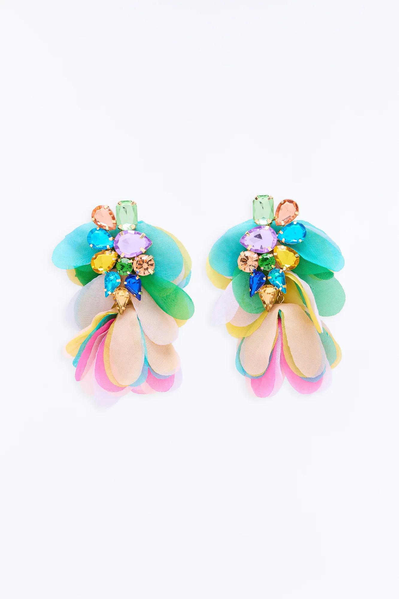 Here For Fun Drop Earrings - Multi Color