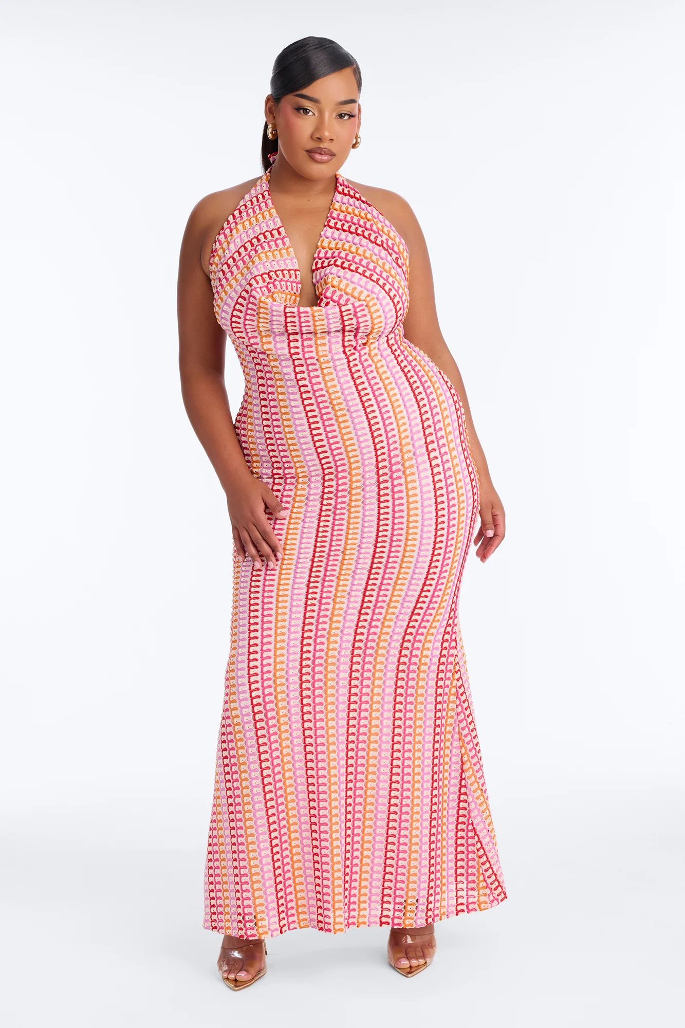 Hibiscus Honey Maxi Dress - Pink/combo - Image 5