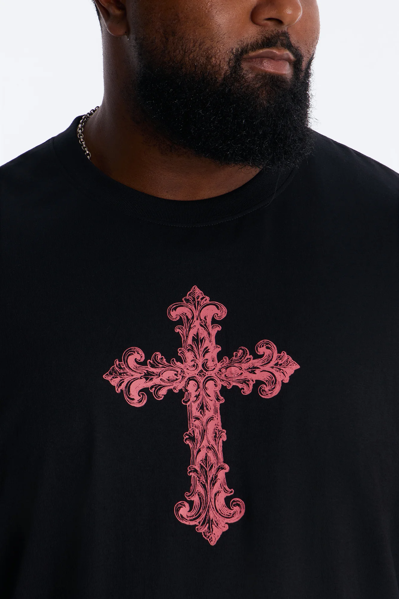 Holy Relic Oversized Short Sleeve Tee - Black - Image 7