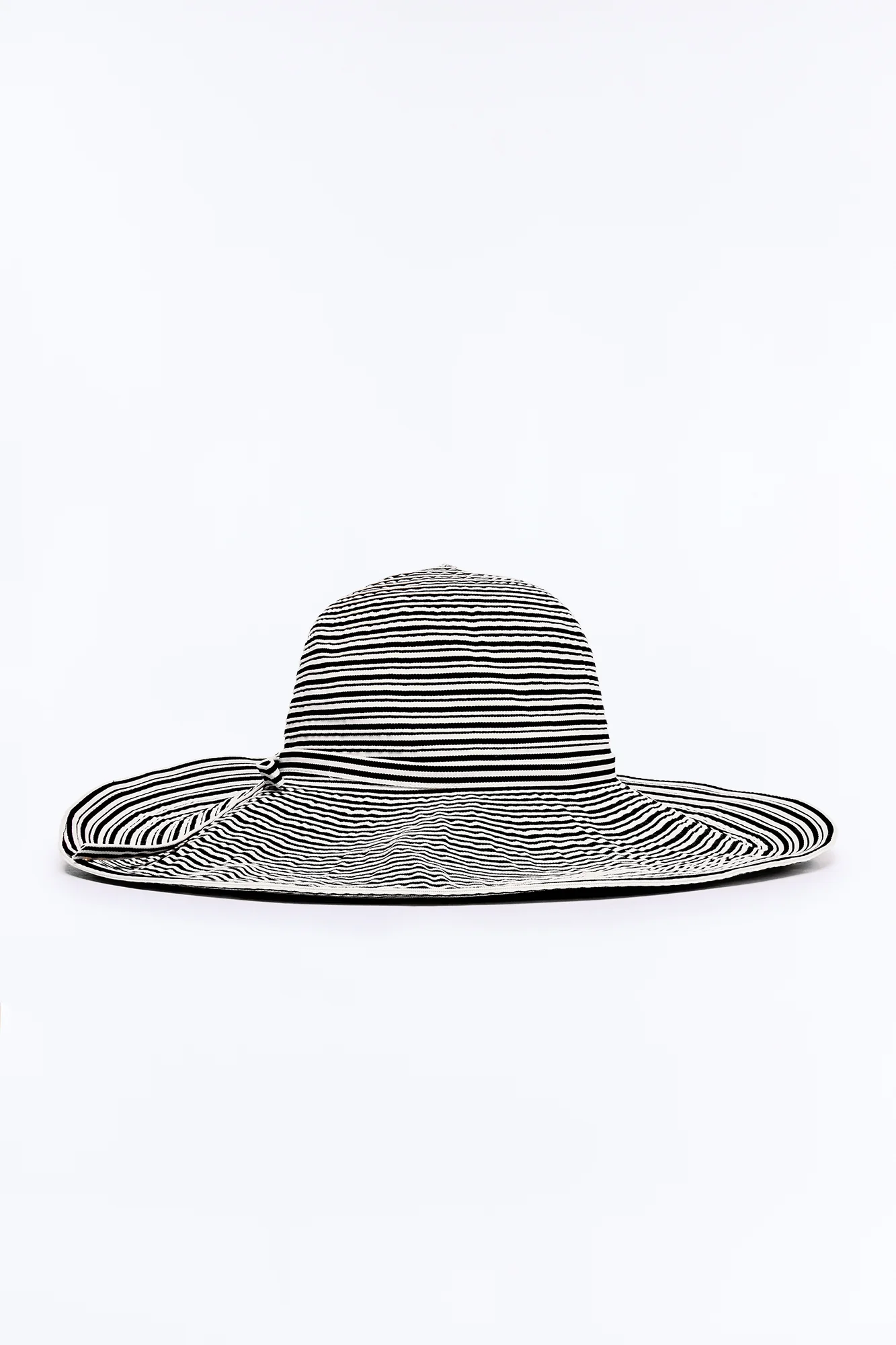 Hot Days Packable Sun Hat - Black/White - Image 3