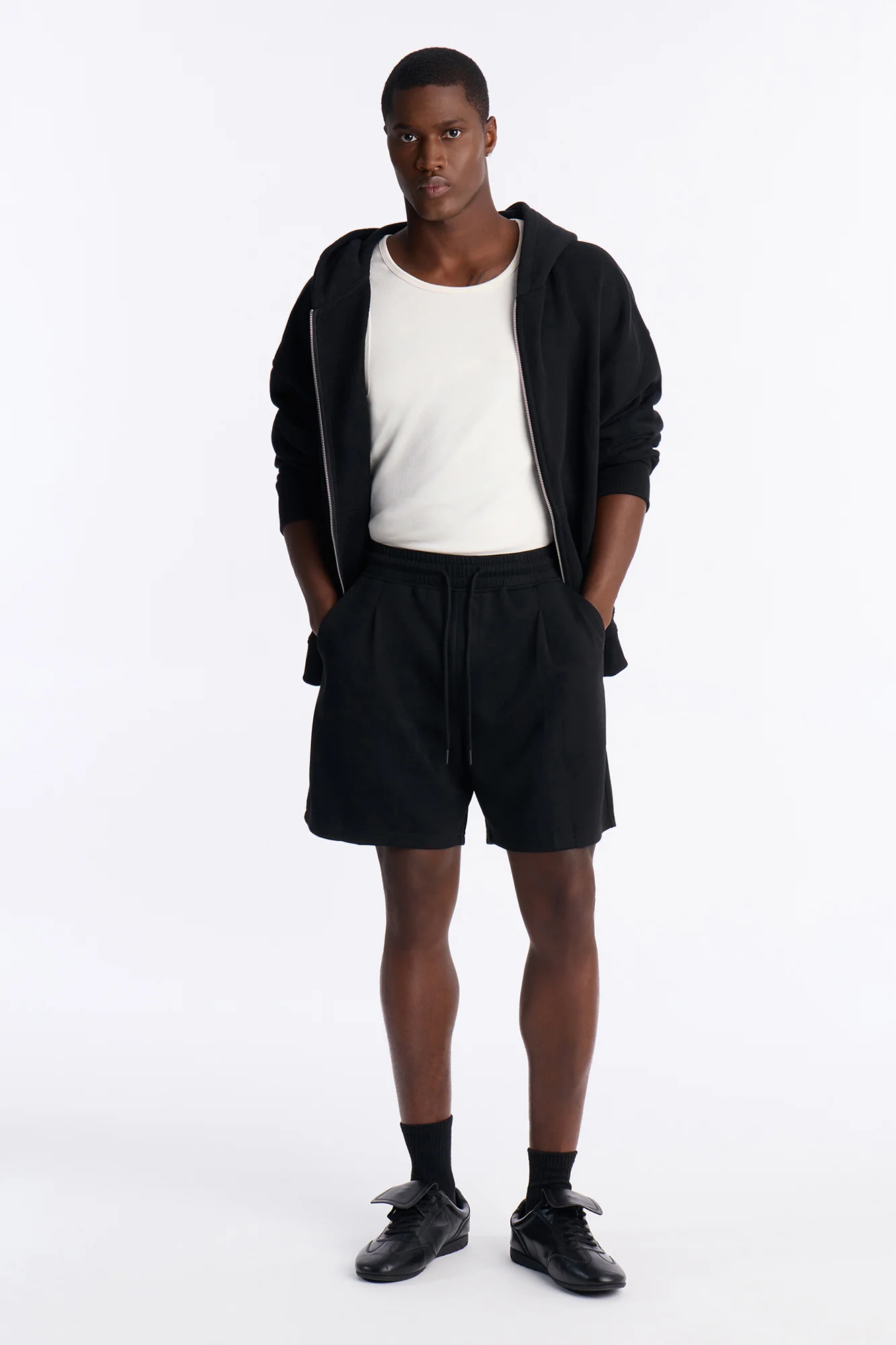 Savoy Pleated Short - Black - Image 2