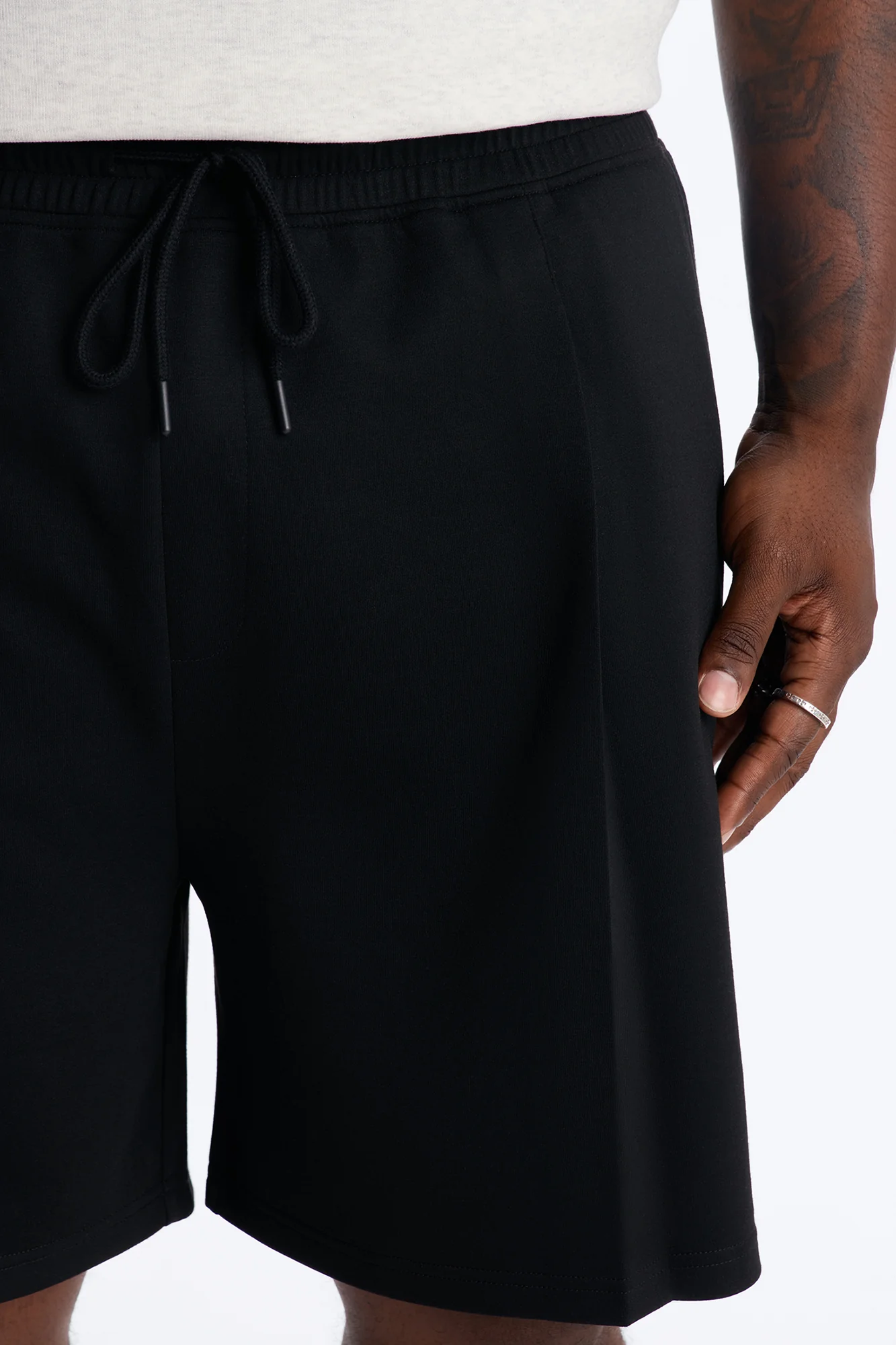 Savoy Pleated Short - Black - Image 7