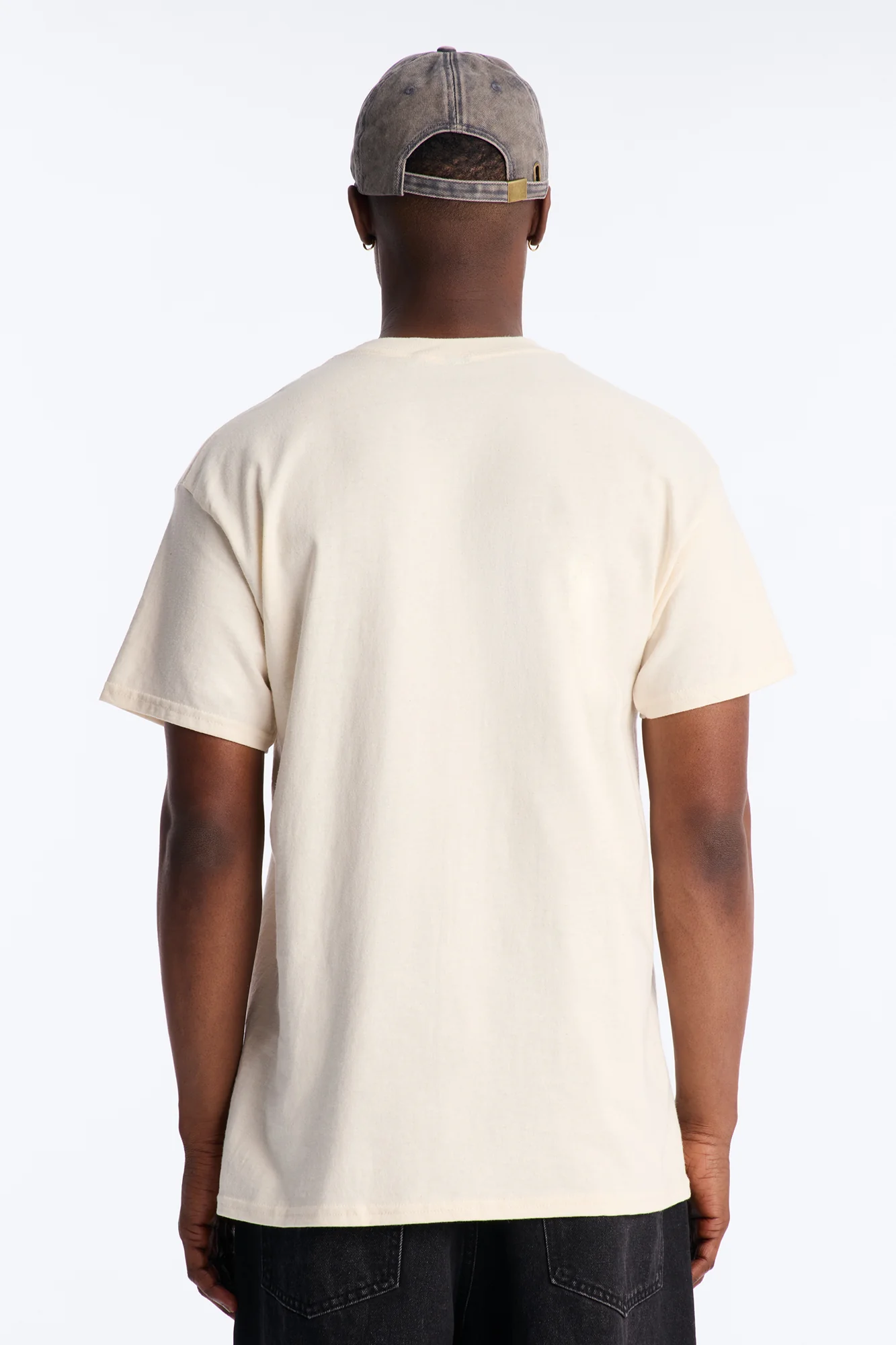 Hustler By Nature Oversized Short Sleeve Tee - Natural - Image 4