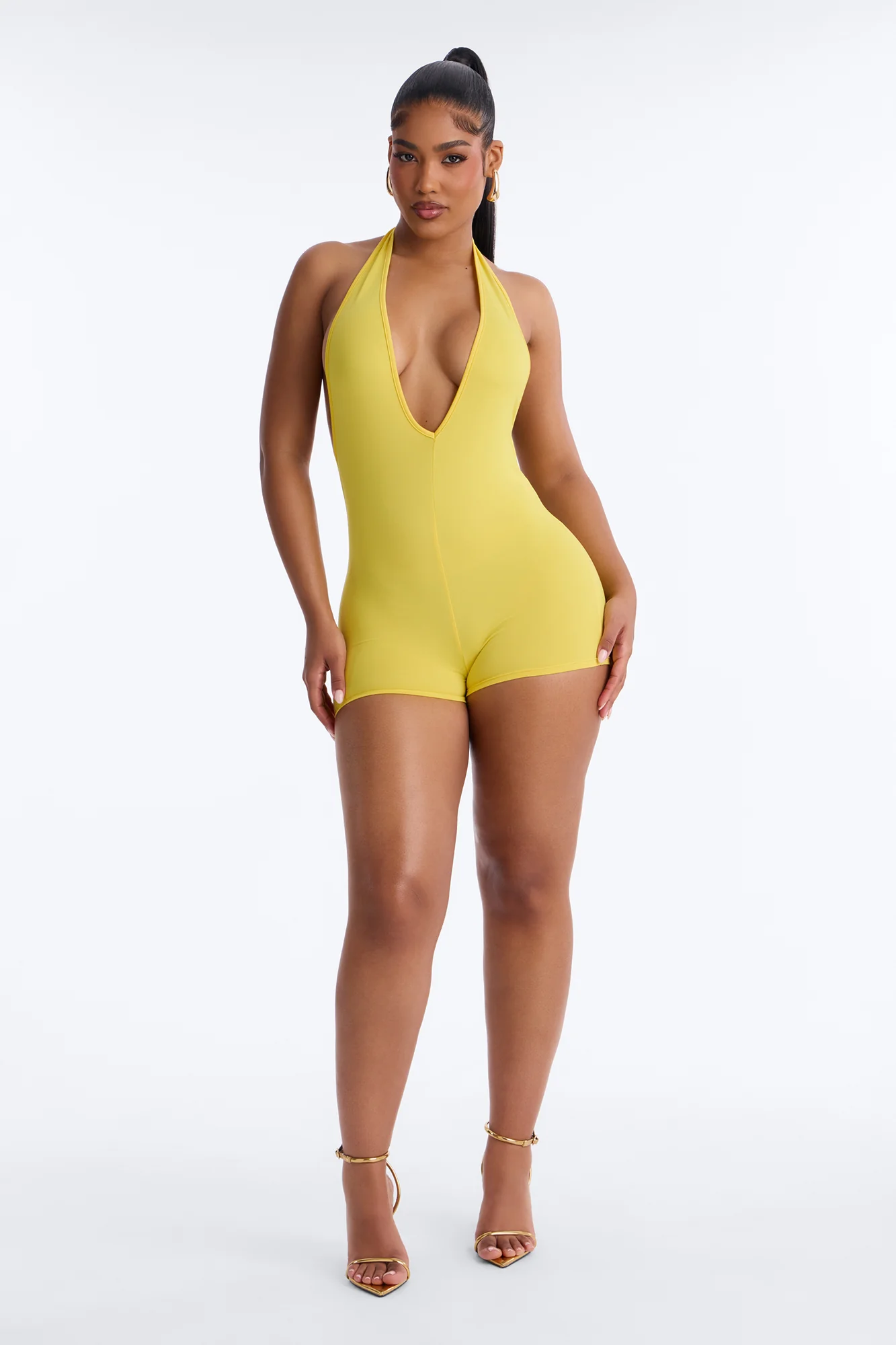 Iconic Babe Romper - Yellow - Image 3