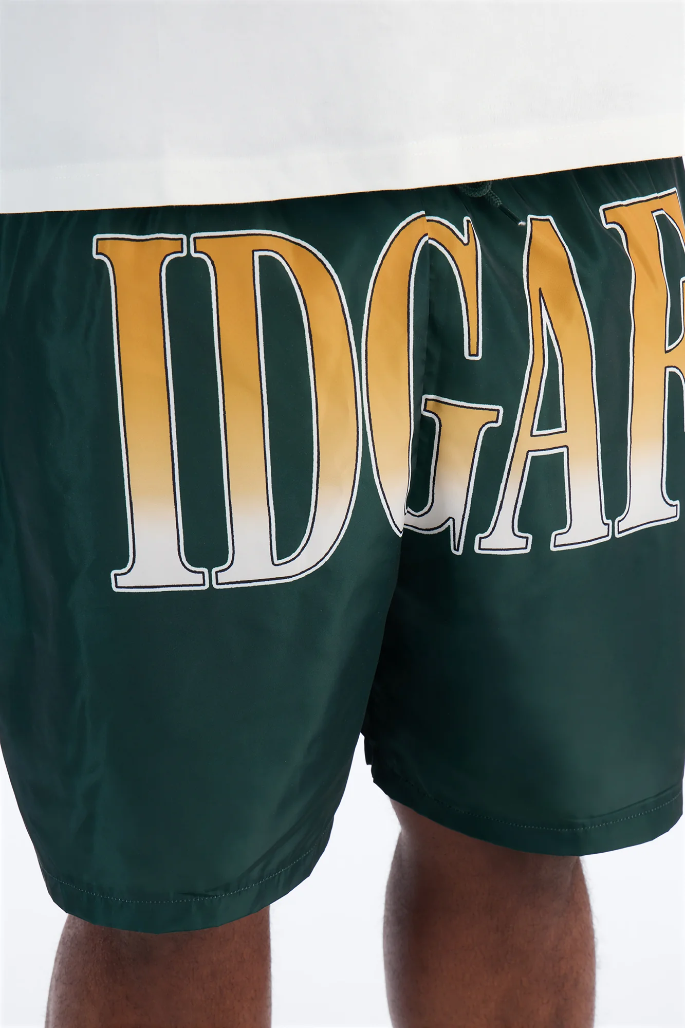 IDGAF Swim Trunk 7″ - Hunter Green - Image 8