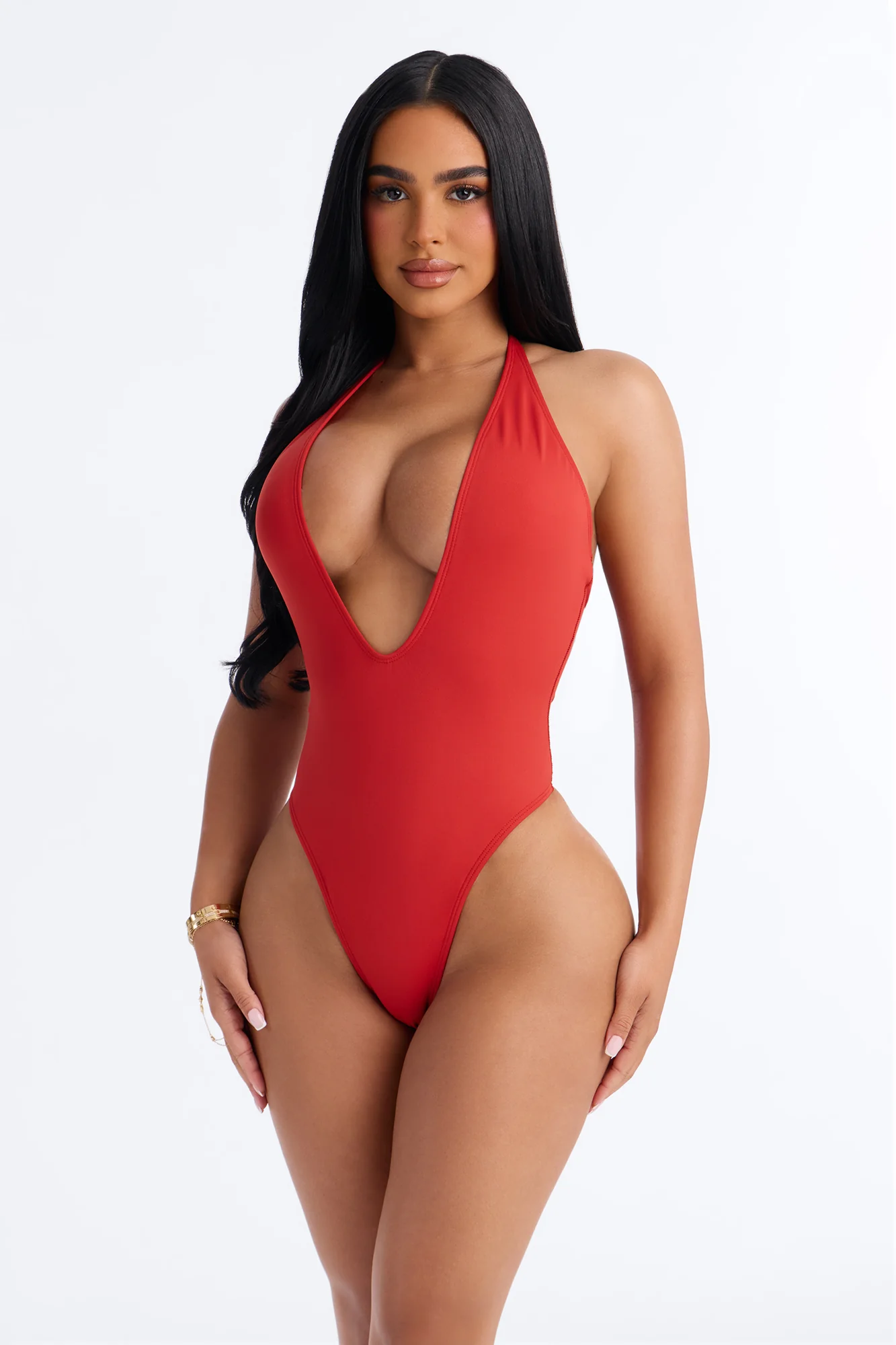 I'm Bad For You 1pc Swimsuit - Rust