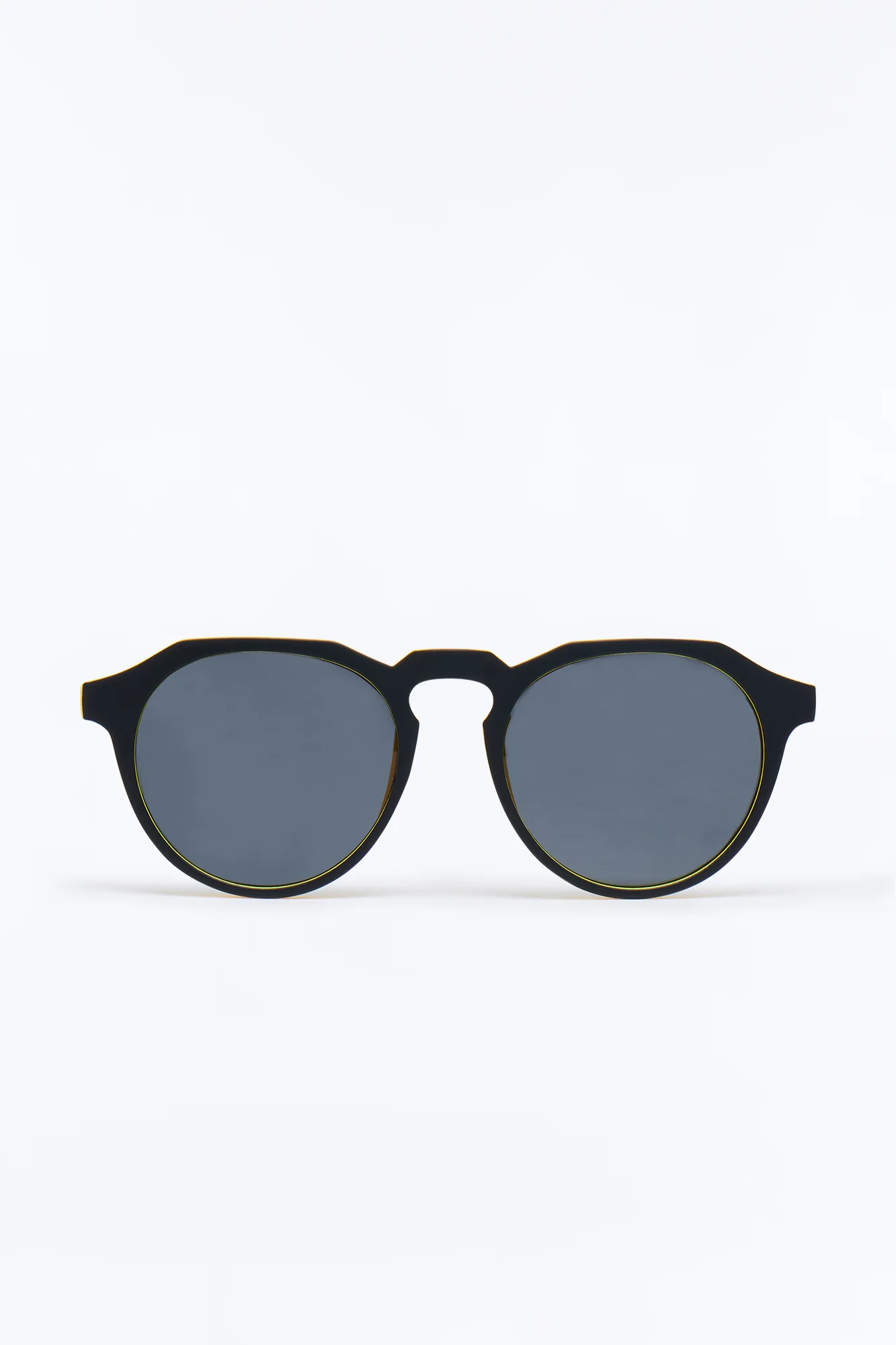 In Season Two Tone Sunglasses - Black/Yellow - Image 3