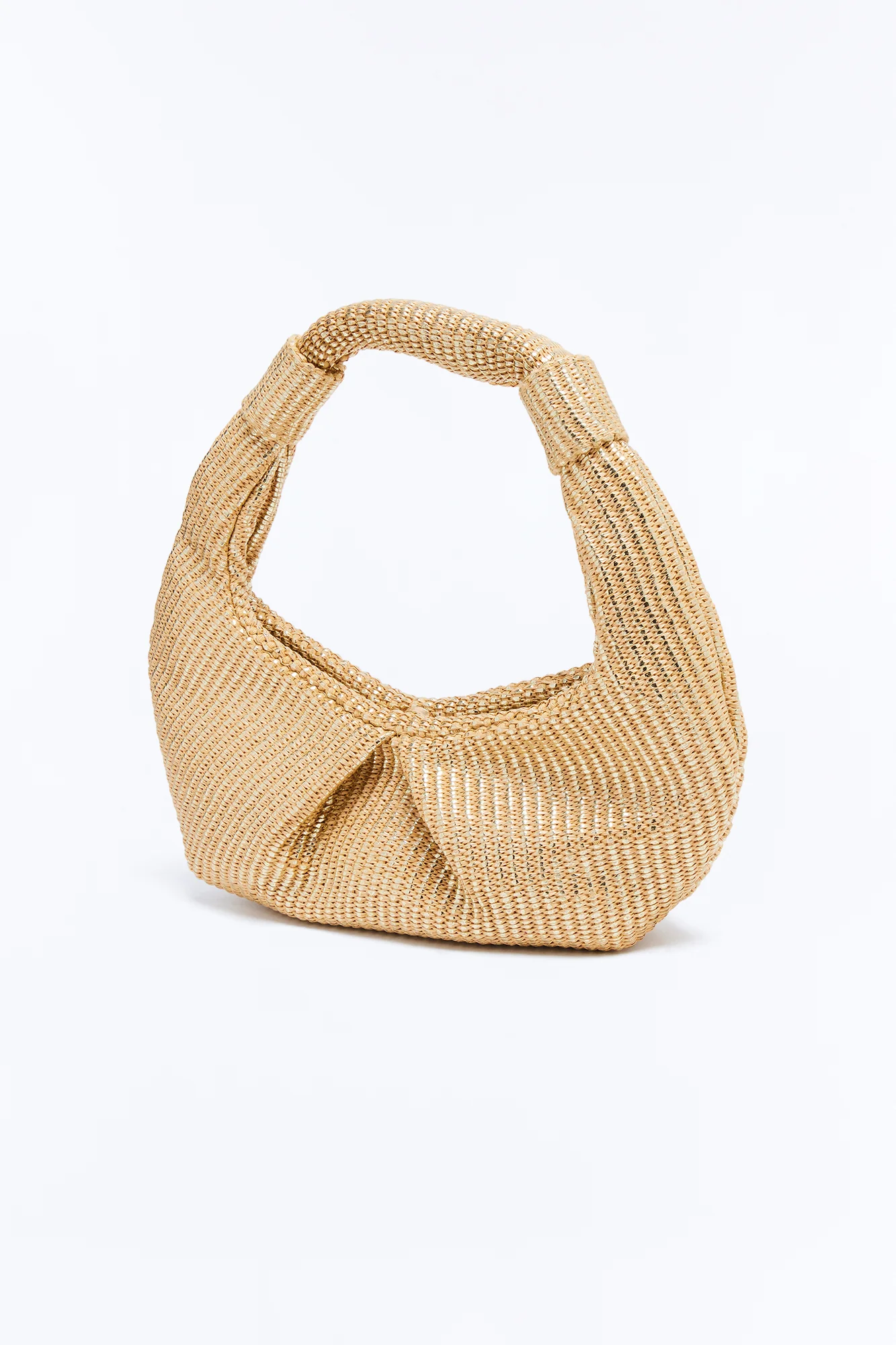 In The Moonlight Straw Shoulder Bag - Natural/Combo - Image 4