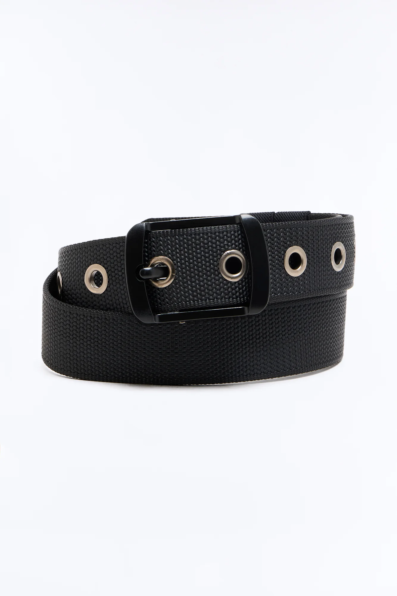 In The Silence Metal Eyelet Belt - Black - Image 3