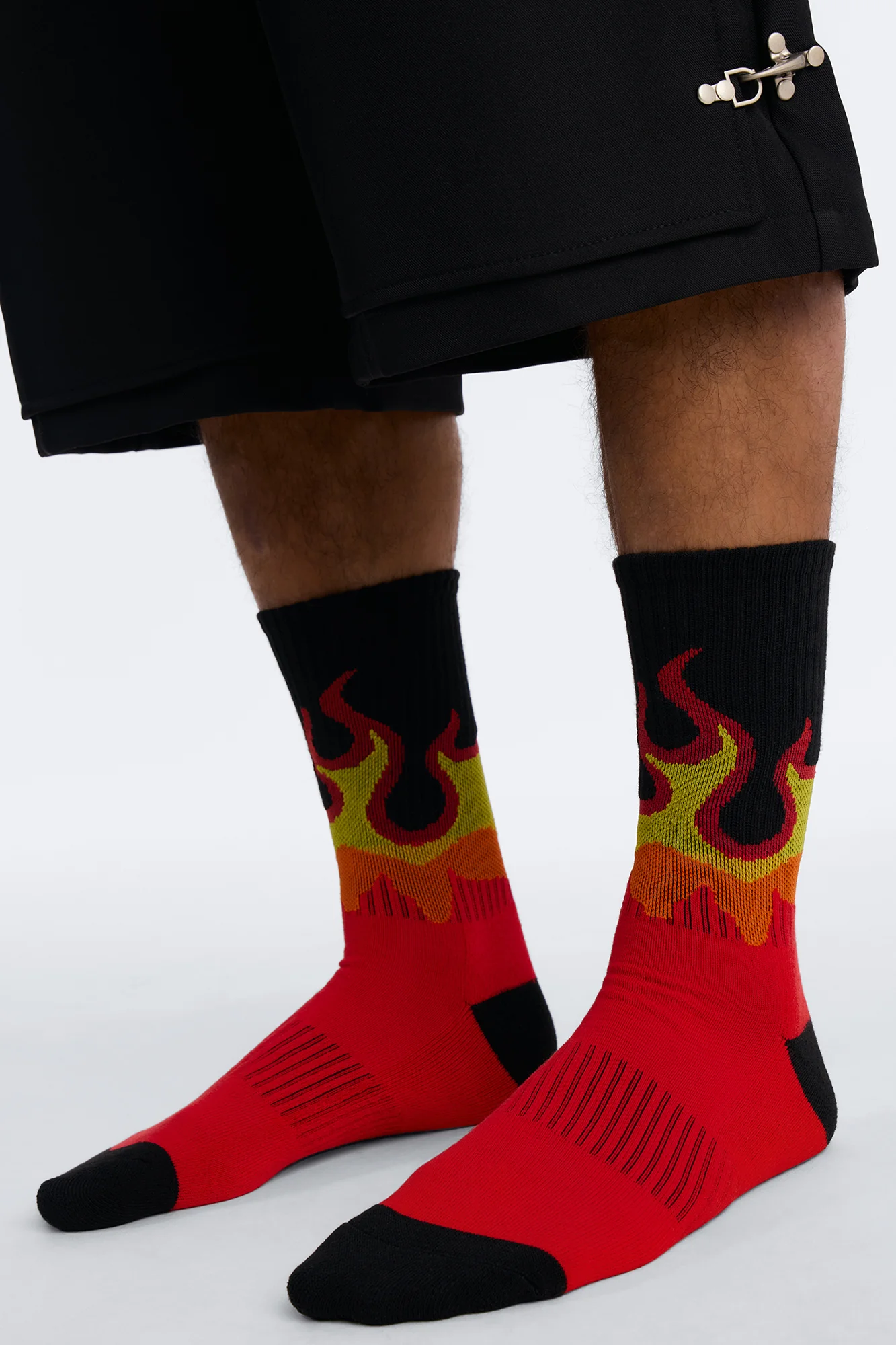 Inferno Flame Crew Socks - Multi Color