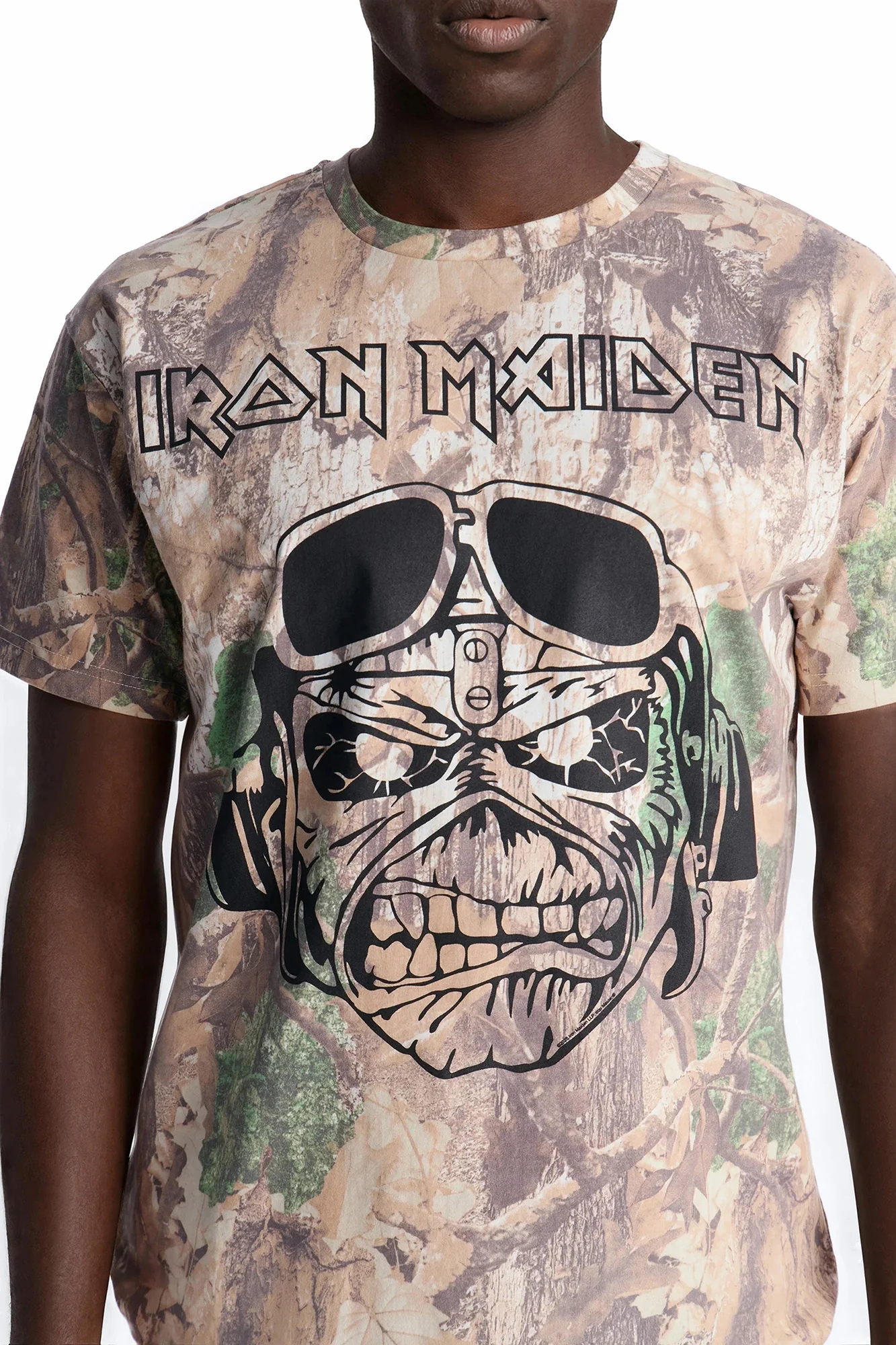 Iron Maiden Camo Short Sleeve Tee - Camouflage - Image 3