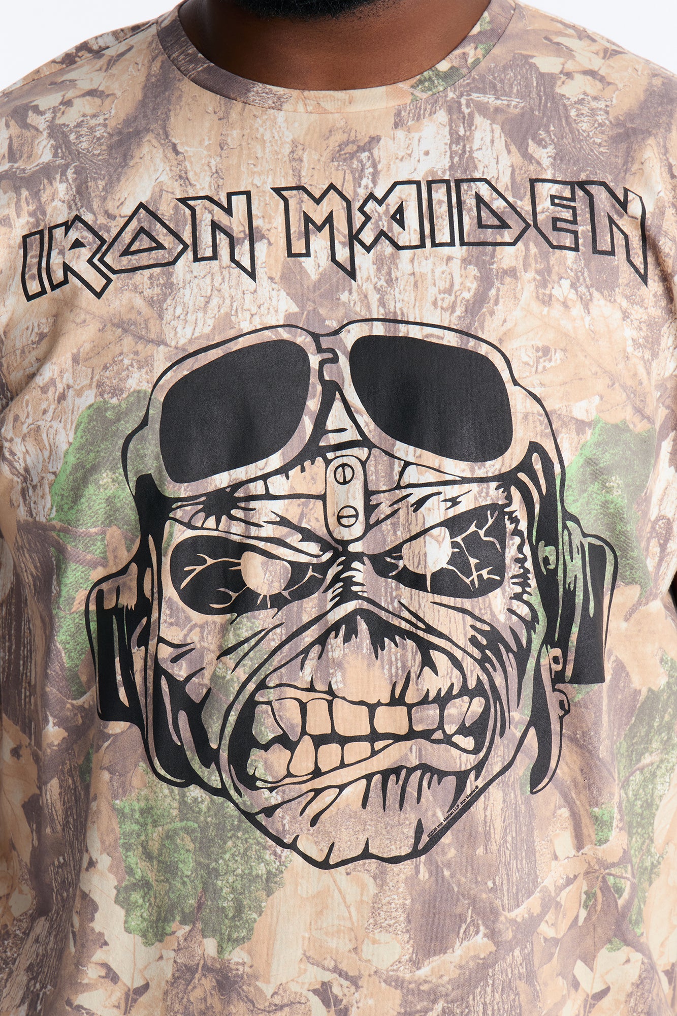 Iron Maiden Camo Short Sleeve Tee - Camouflage - Image 7