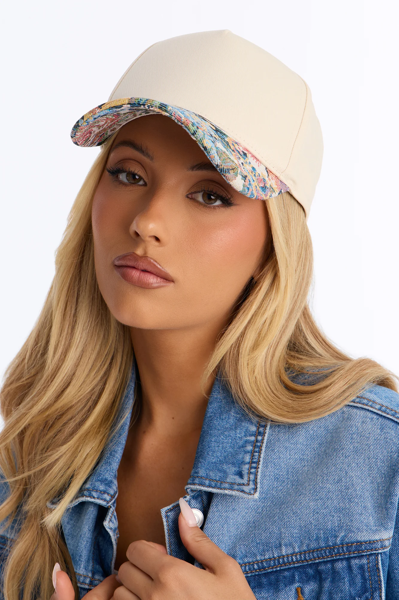 It's Giving Spring Baseball Hat - Cream/combo - Image 5