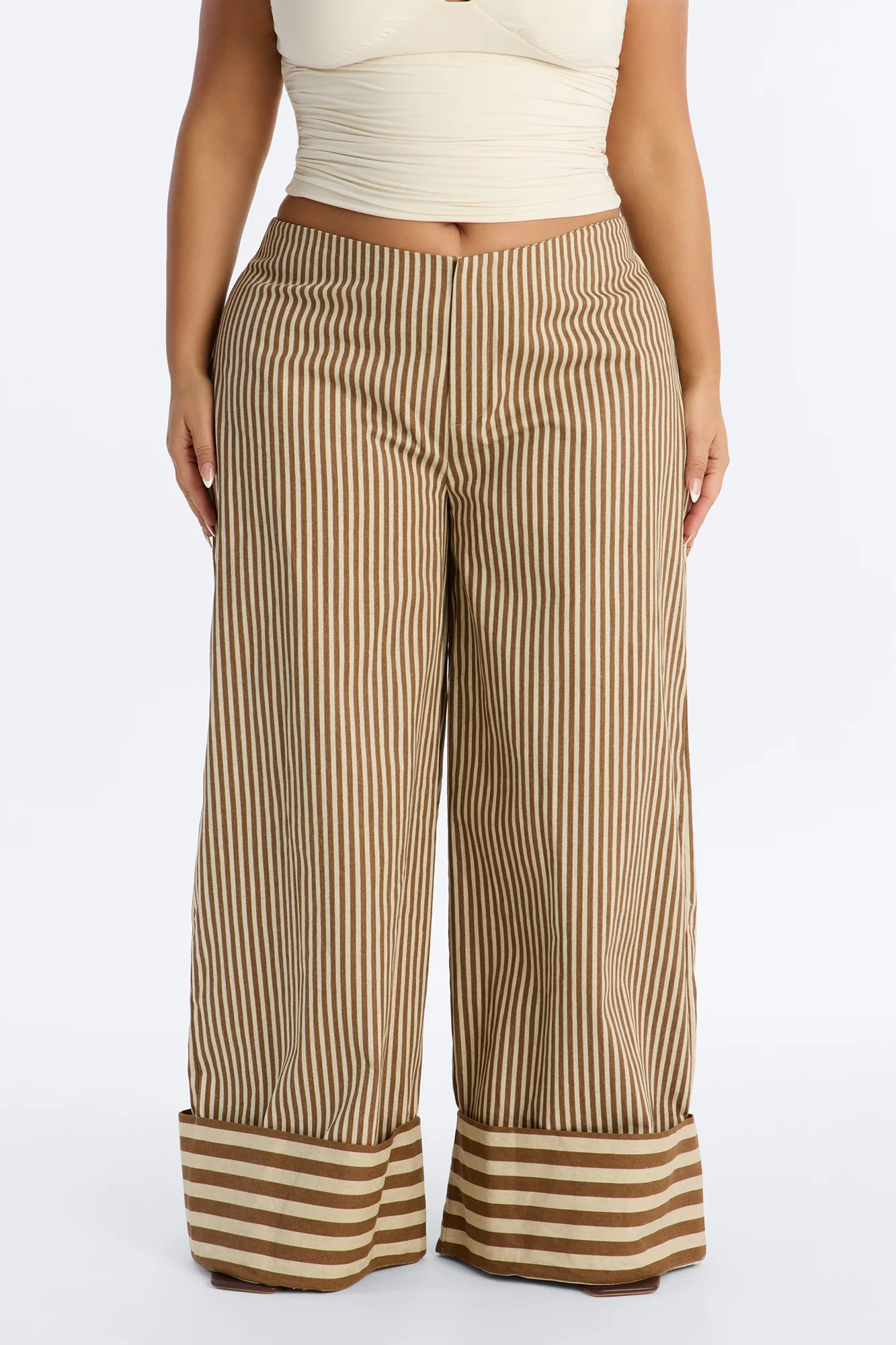 Jameson Striped Pant - Brown/combo - Image 5