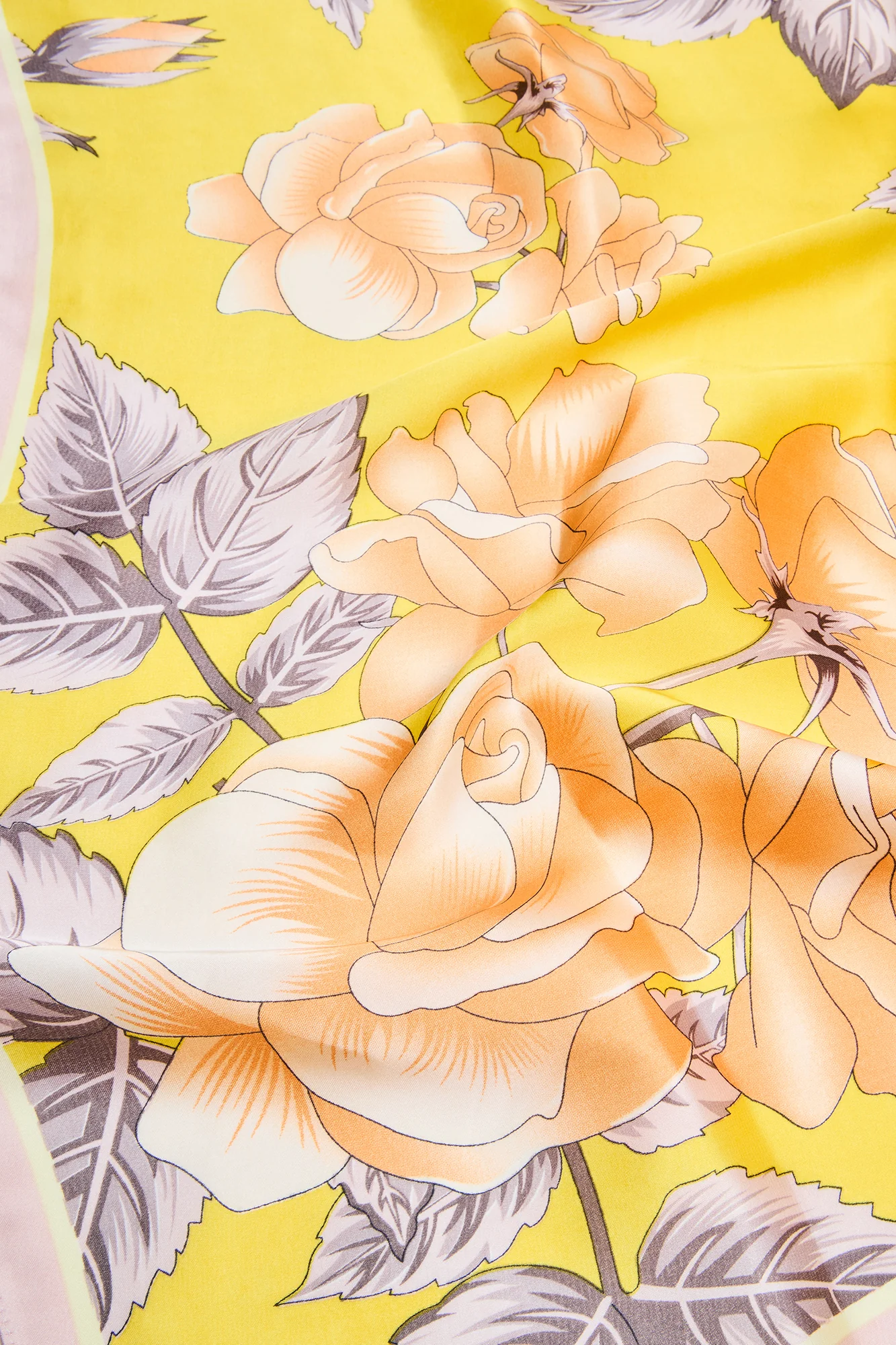 Japanese Garden Head Scarf - Yellow/combo - Image 5