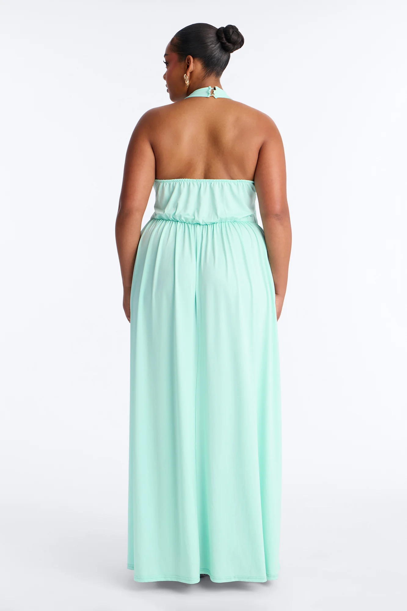 Jayden Halter Hardware Maxi Dress - Aqua - Image 8