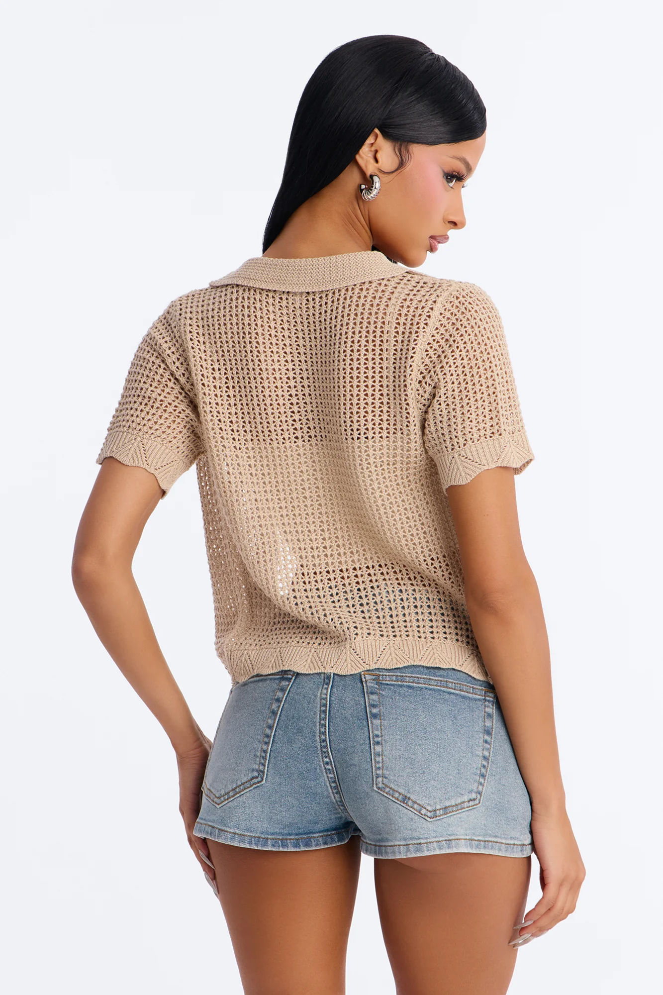 Jazzy Sweater Shirt - Natural - Image 3