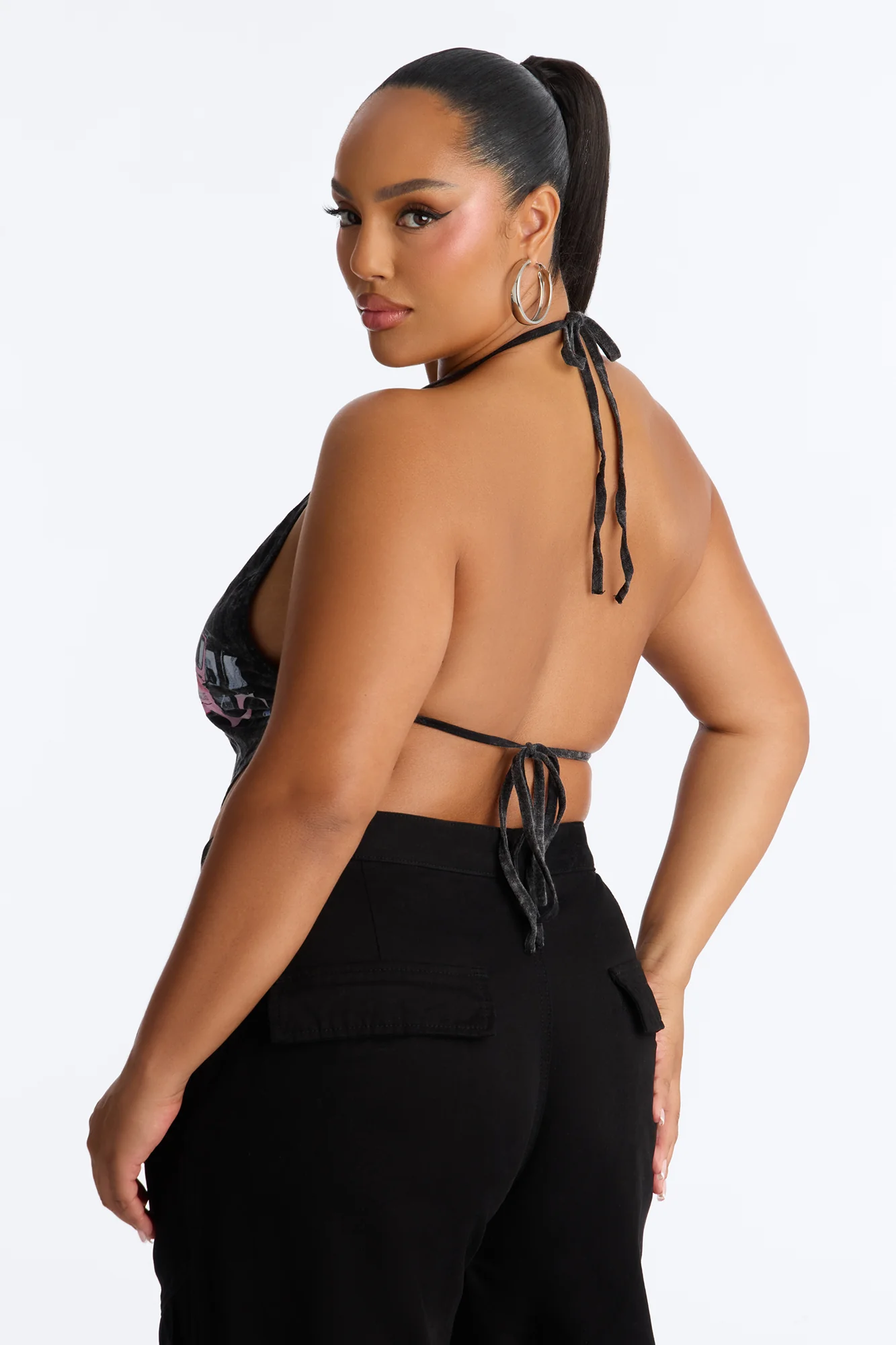 Jeep Open Back Halter - Black Wash - Image 8