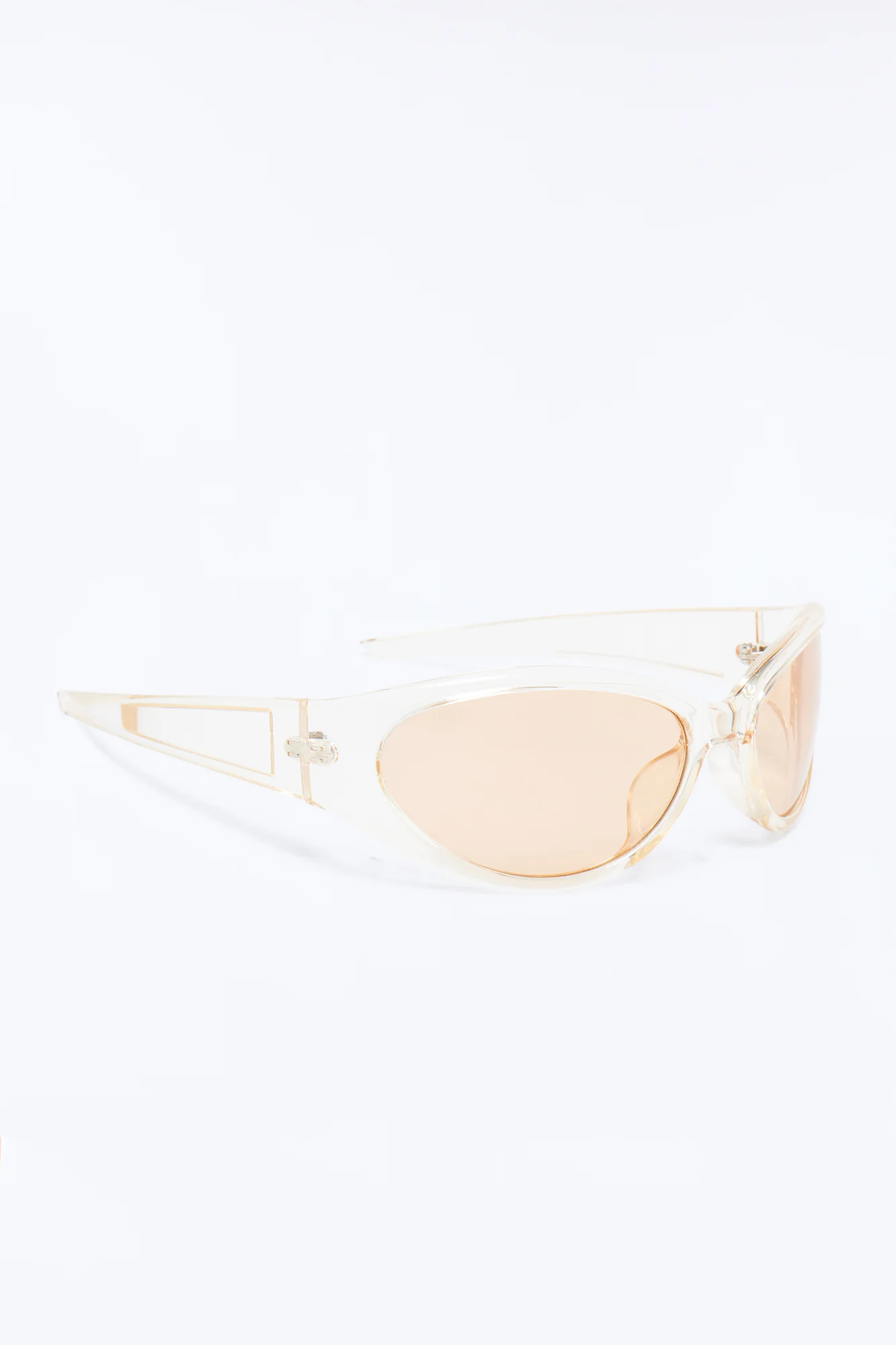 Jelly Bean Shield Sunglasses - Brown - Image 4