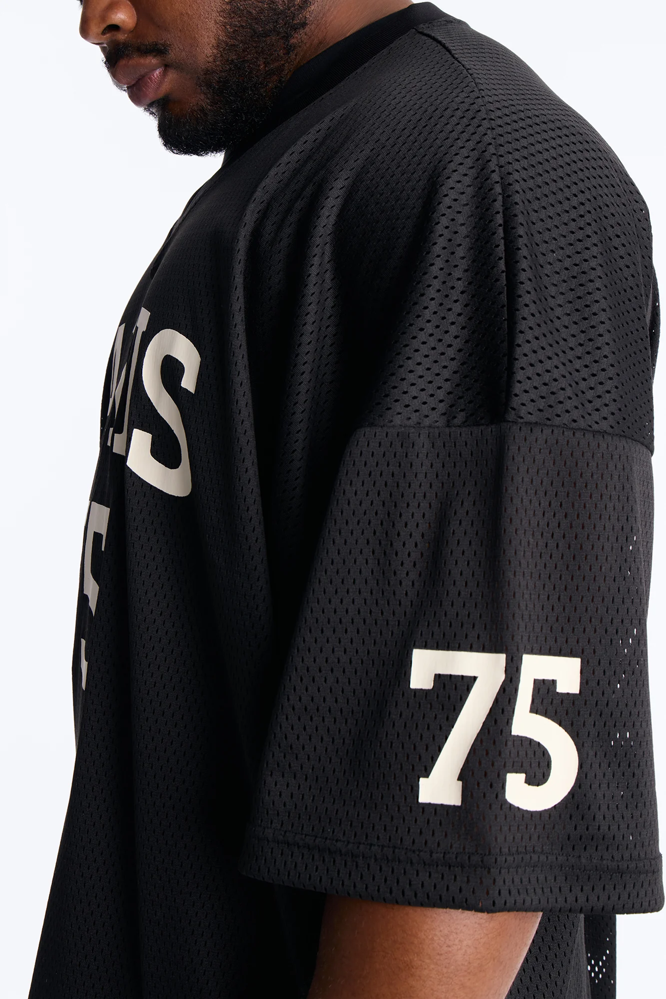Jersey Fit Paris 75 V-Neck Shirt - Black - Image 7