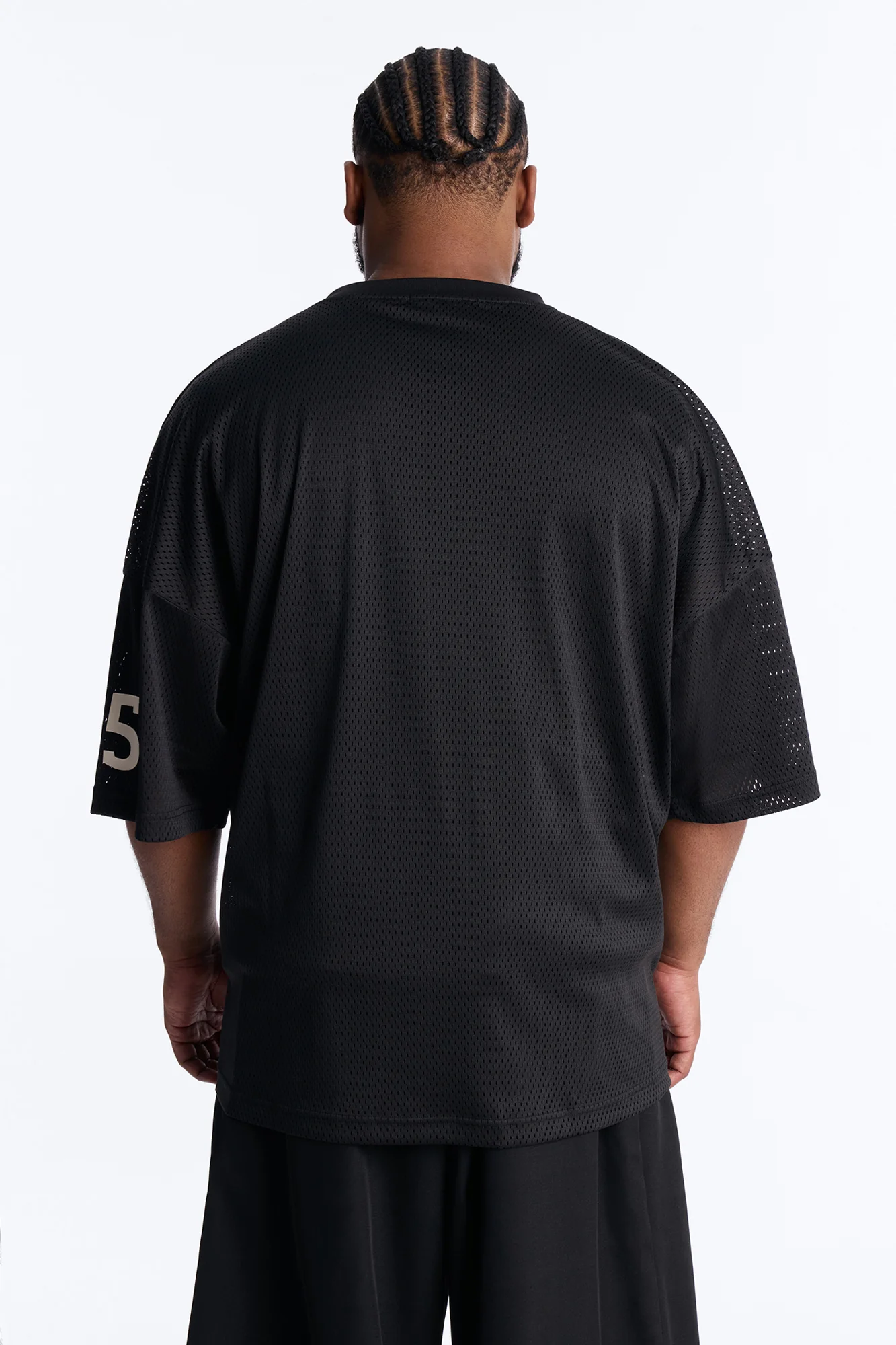 Jersey Fit Paris 75 V-Neck Shirt - Black - Image 8