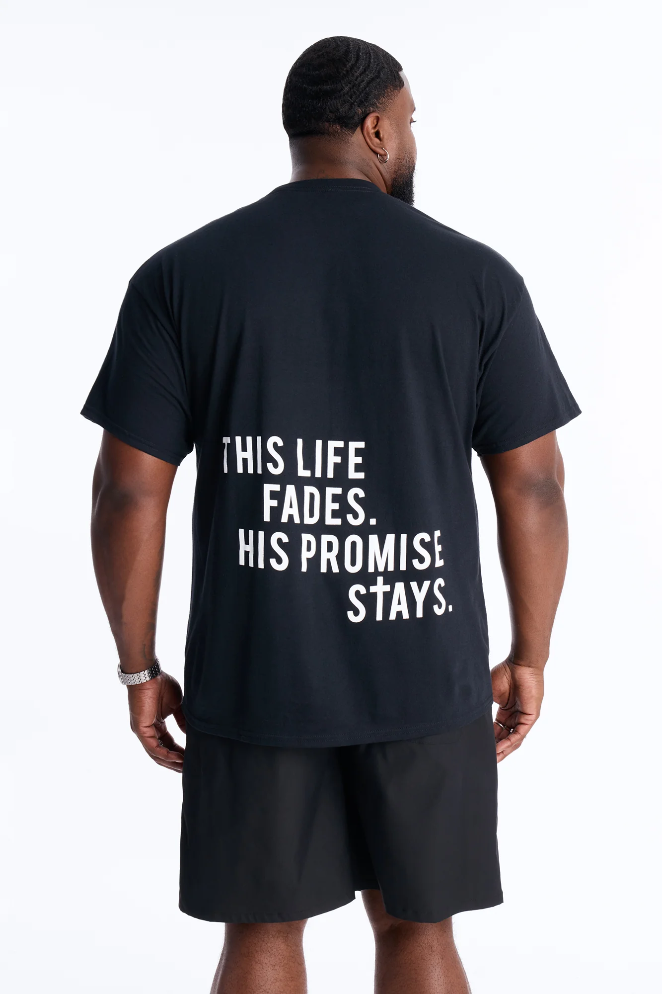 Jesus Saves Repent Short Sleeve Tee - Black - Image 5